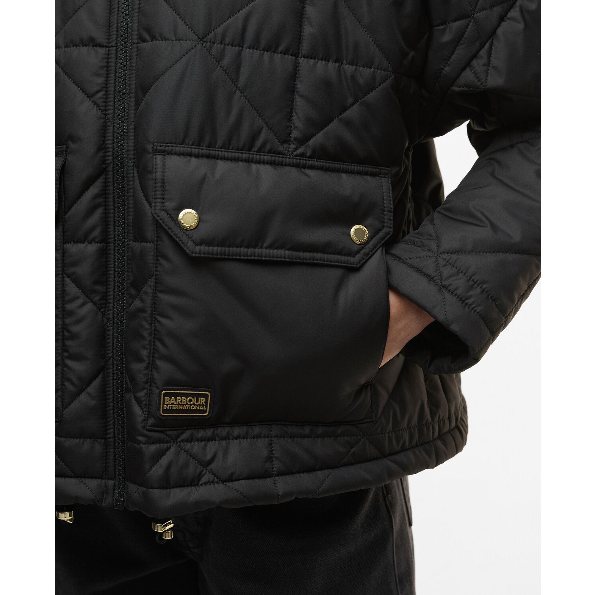 Product image 7 of 8 of Barbour International Women's Juliana Quilted Jacket - Black