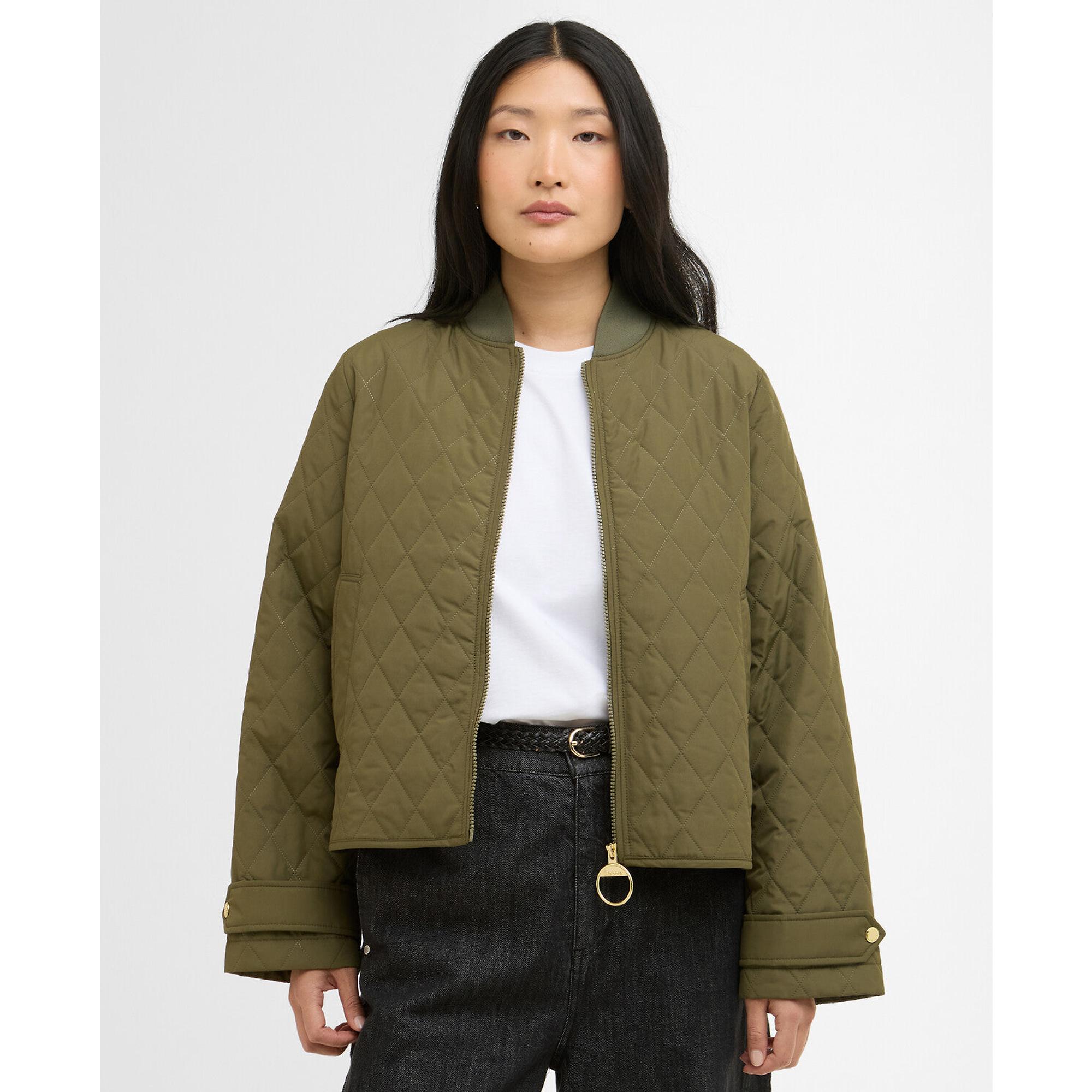 Product image 2 of 7 of Barbour Women's Whillan Quilted Jacket - Ivy Green/ Ancient