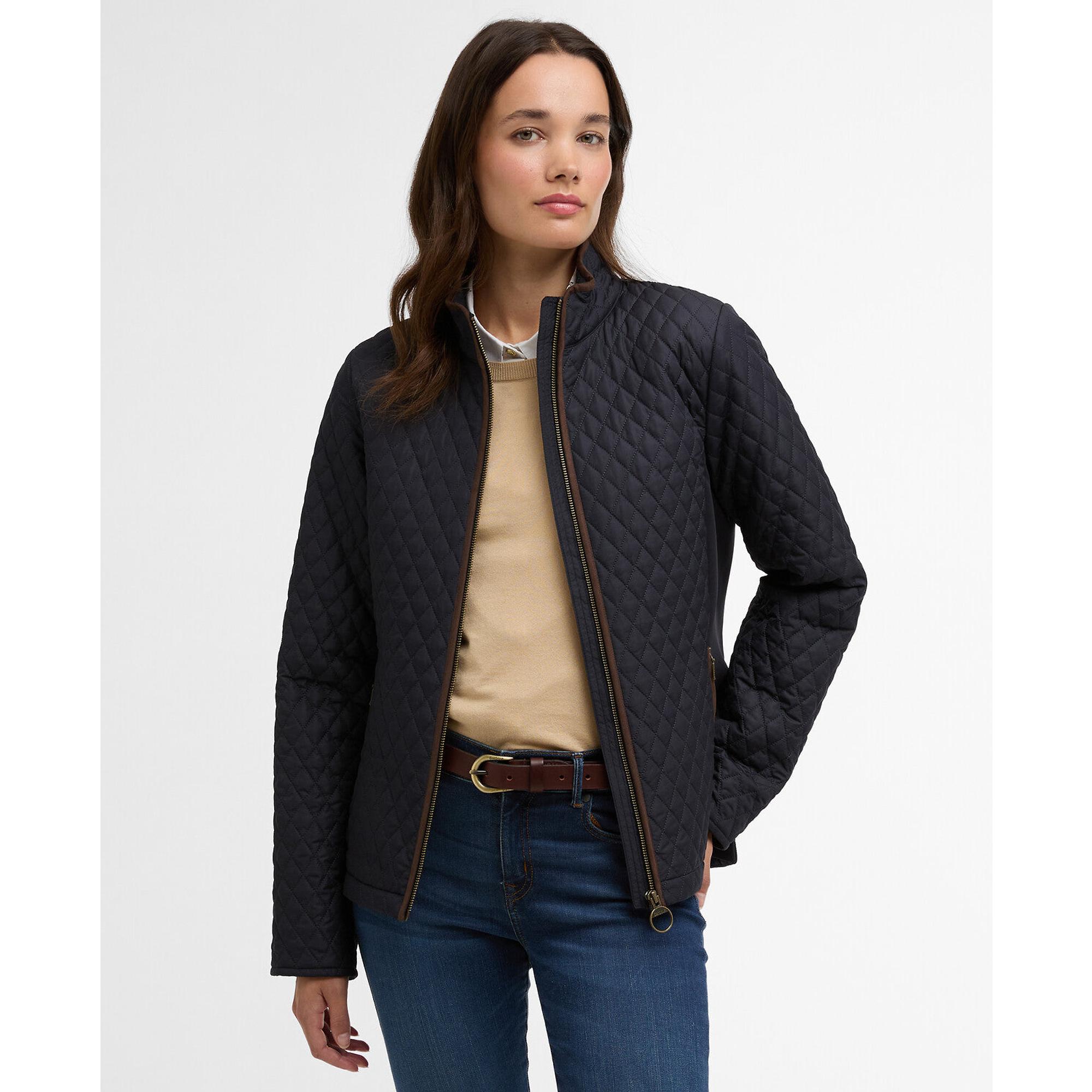 Product image 2 of 8 of Barbour Women's Basswood Quilted Jacket - Dark Navy