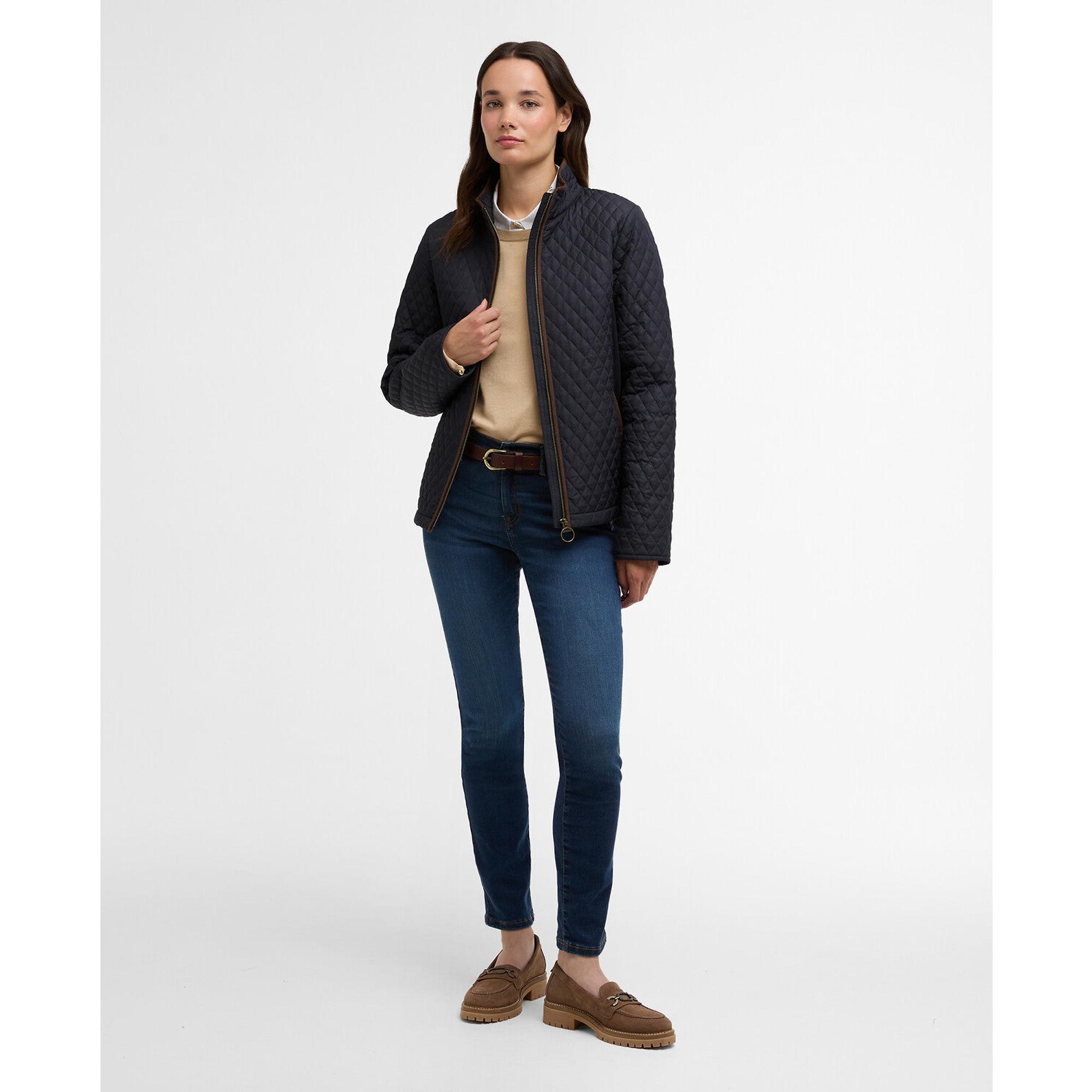 Product image 3 of 8 of Barbour Women's Basswood Quilted Jacket - Dark Navy