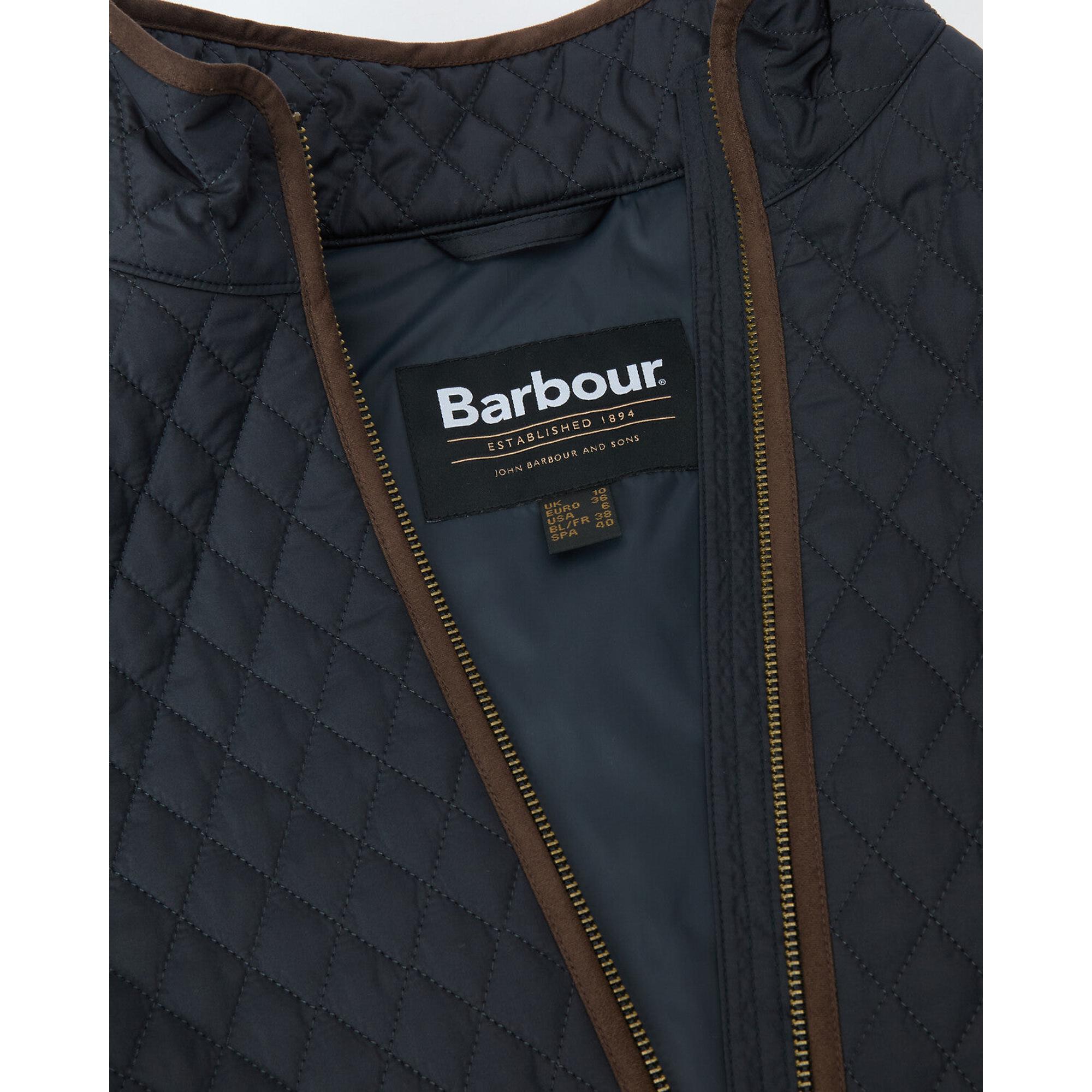 Product image 8 of 8 of Barbour Women's Basswood Quilted Jacket - Dark Navy