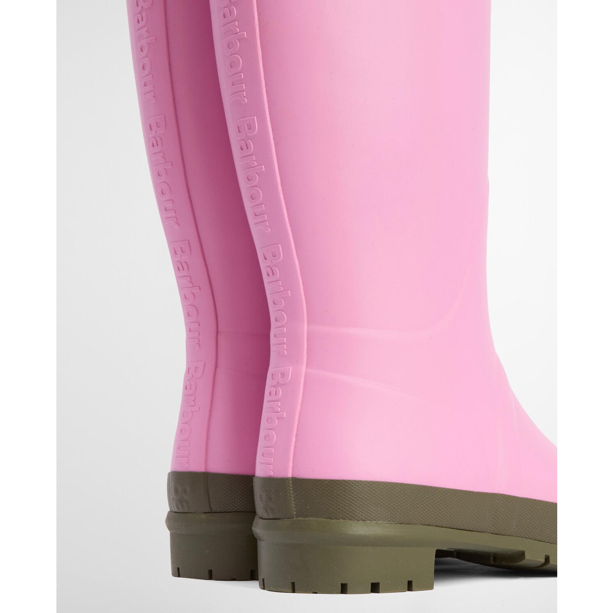 Product image 5 of 9 of Barbour Women's Abbey Tall Wellington Boots - Pink