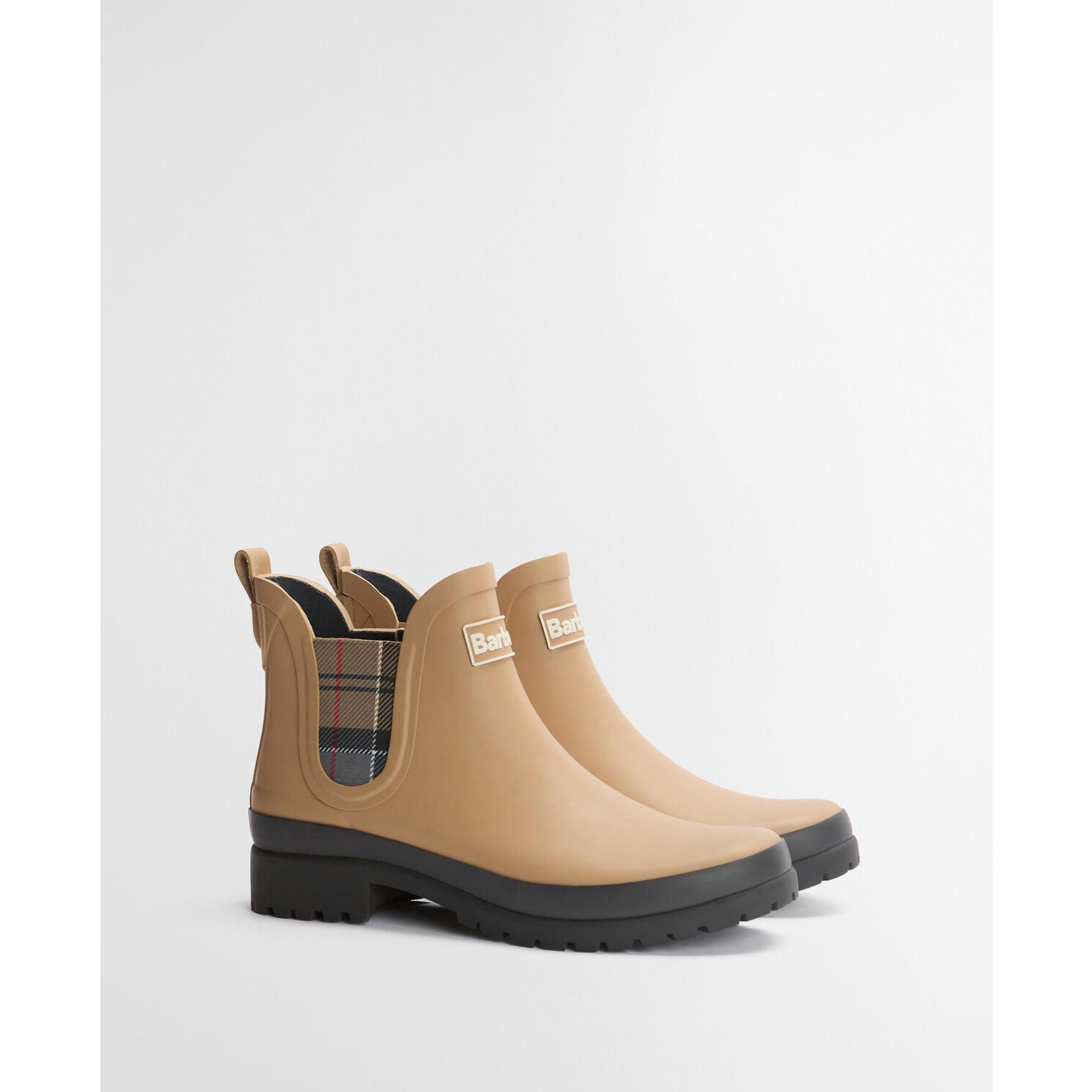 Product image 3 of 11 of Barbour Women's Mallow Chelsea Welly - Beige/Dress Tartan