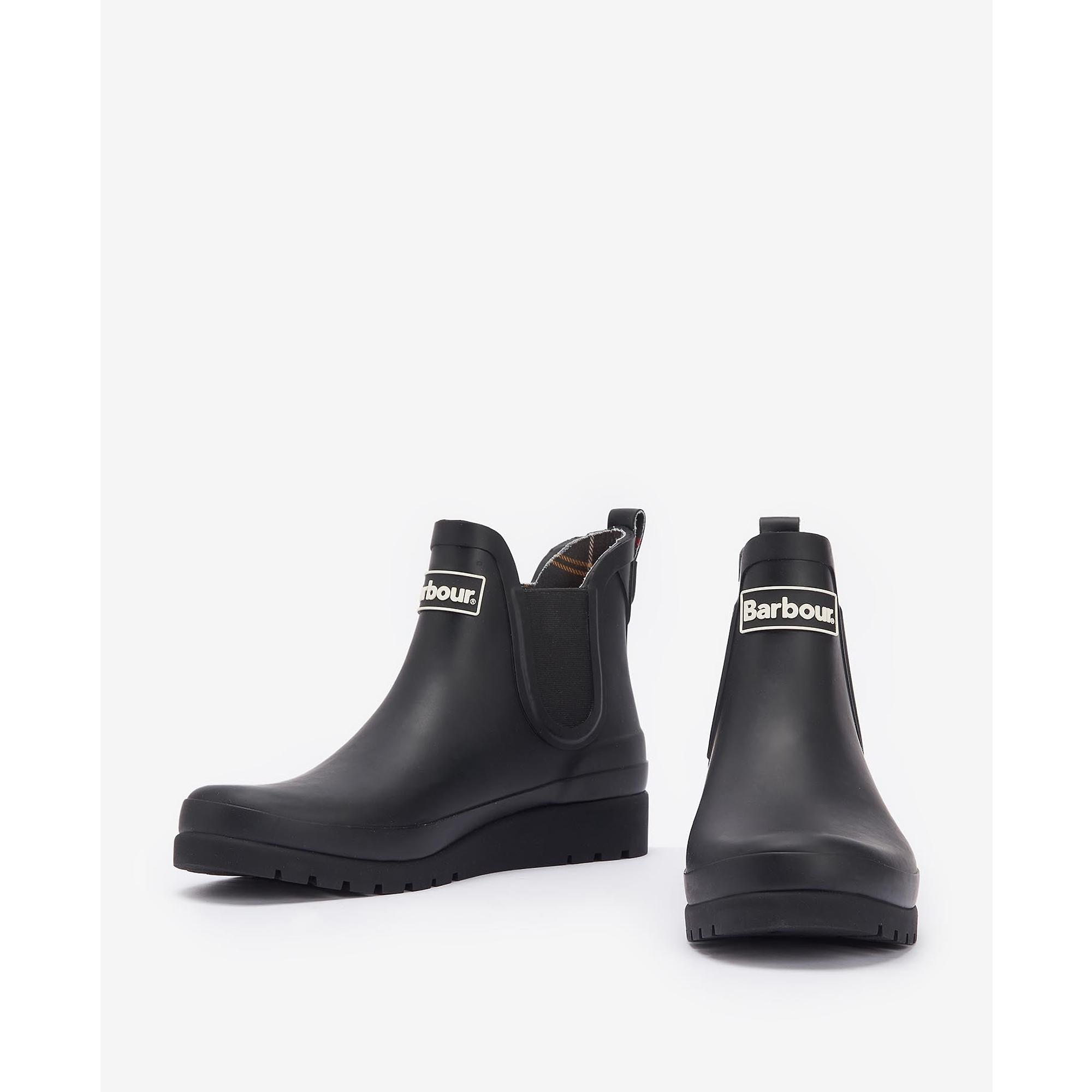 Product image 3 of 5 of Barbour Women's Clifton Wedge Ankle Wellingtons - Black