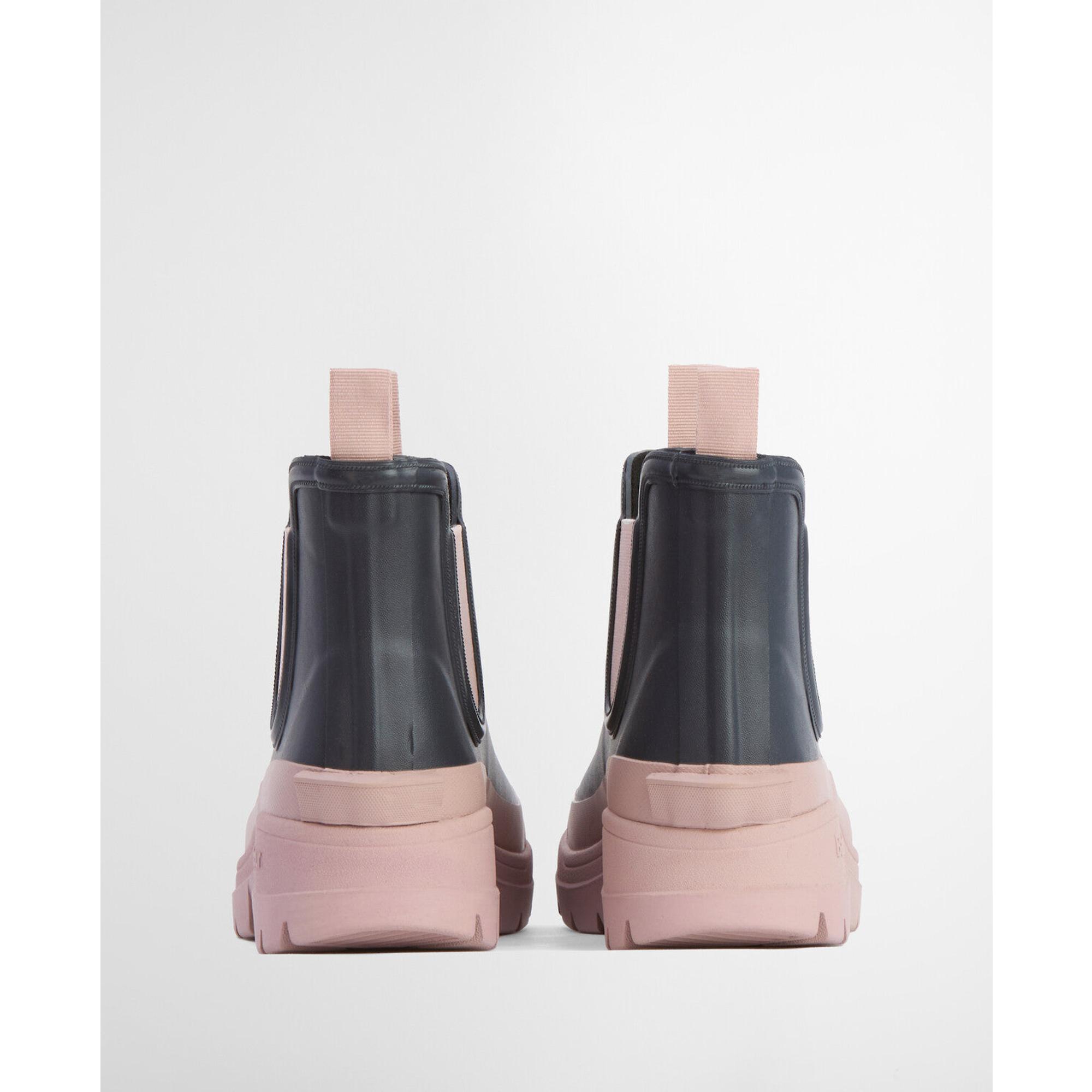 Product image 3 of 13 of Barbour Women's Nimbus Chelsea Wellington Boots - Dusky Grey/Gardenia Pink
