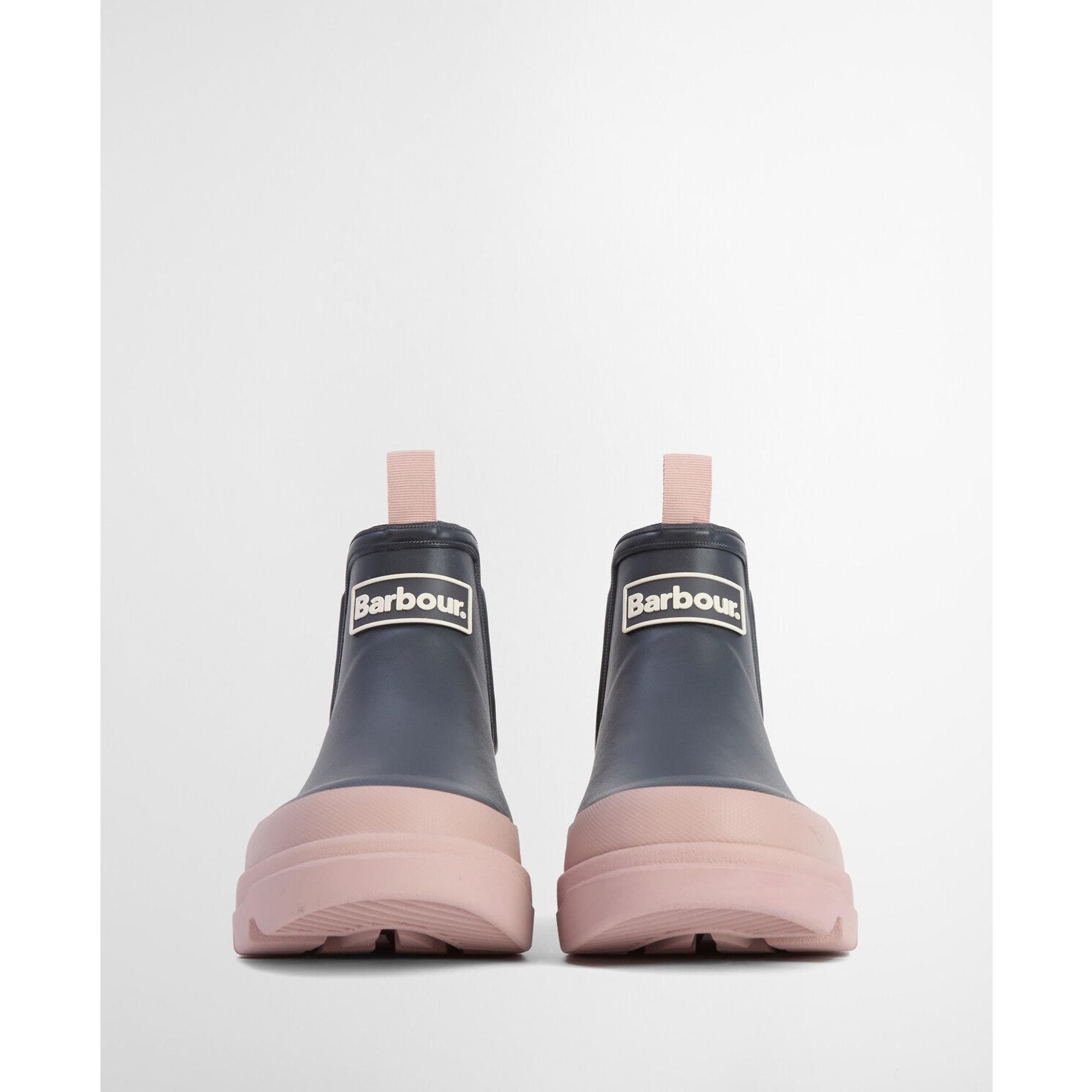 Product image 4 of 13 of Barbour Women's Nimbus Chelsea Wellington Boots - Dusky Grey/Gardenia Pink
