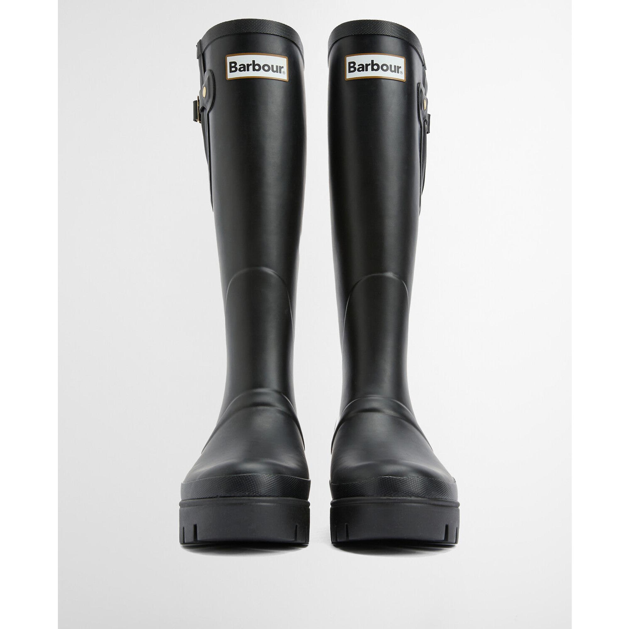 Product image 5 of 11 of Barbour Women's Leighton Tall Wellington Boots - Black