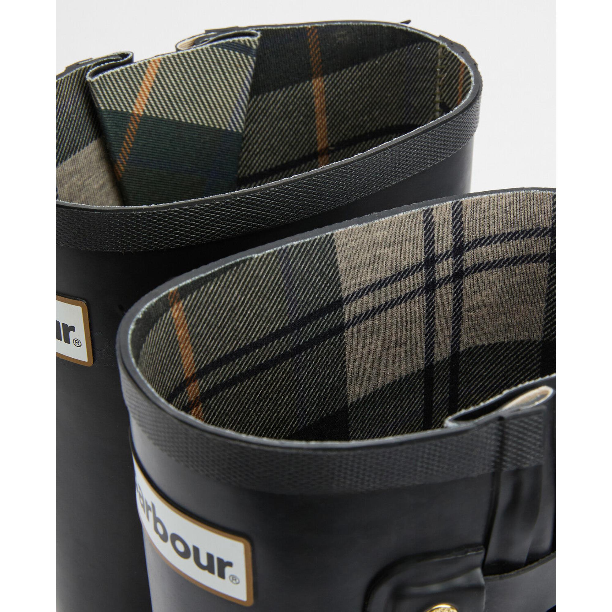 Product image 9 of 11 of Barbour Women's Leighton Tall Wellington Boots - Black