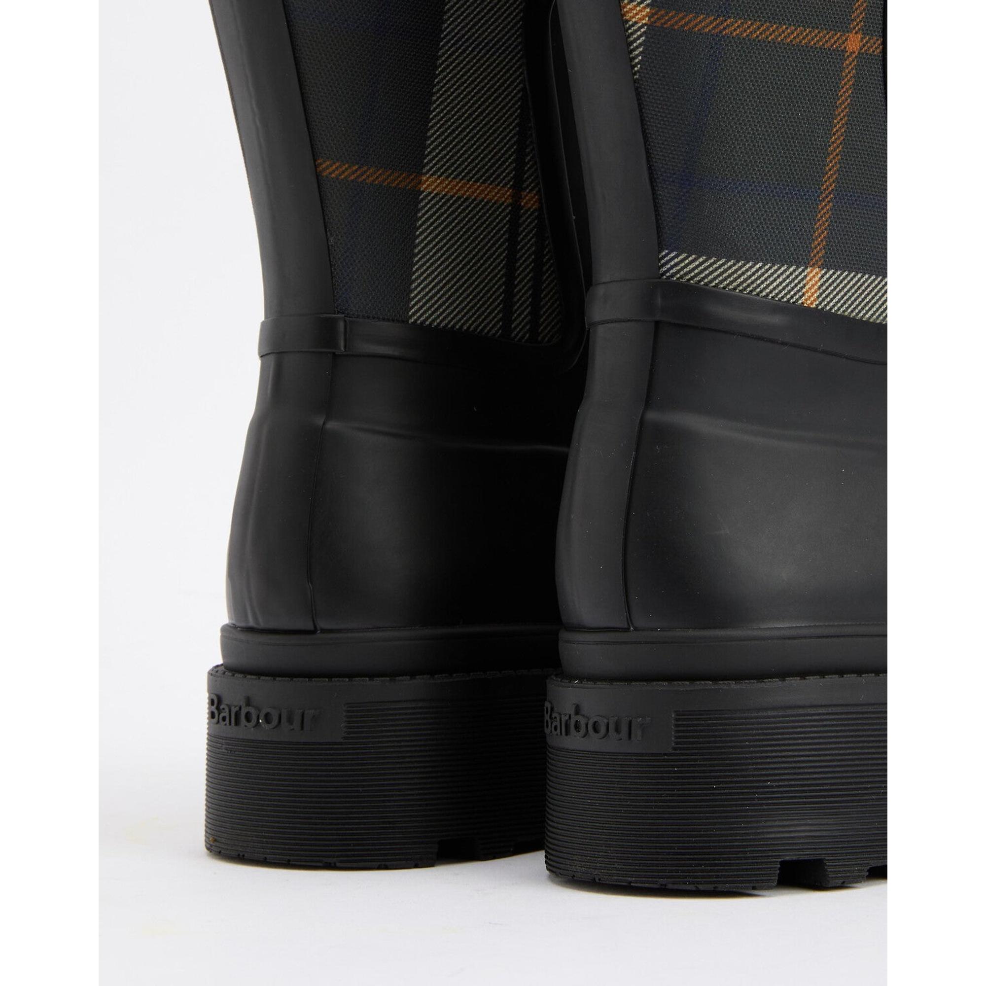 Product image 5 of 10 of Barbour Women's Dena Tall Wellington Boots - Black/Ancient Tartan