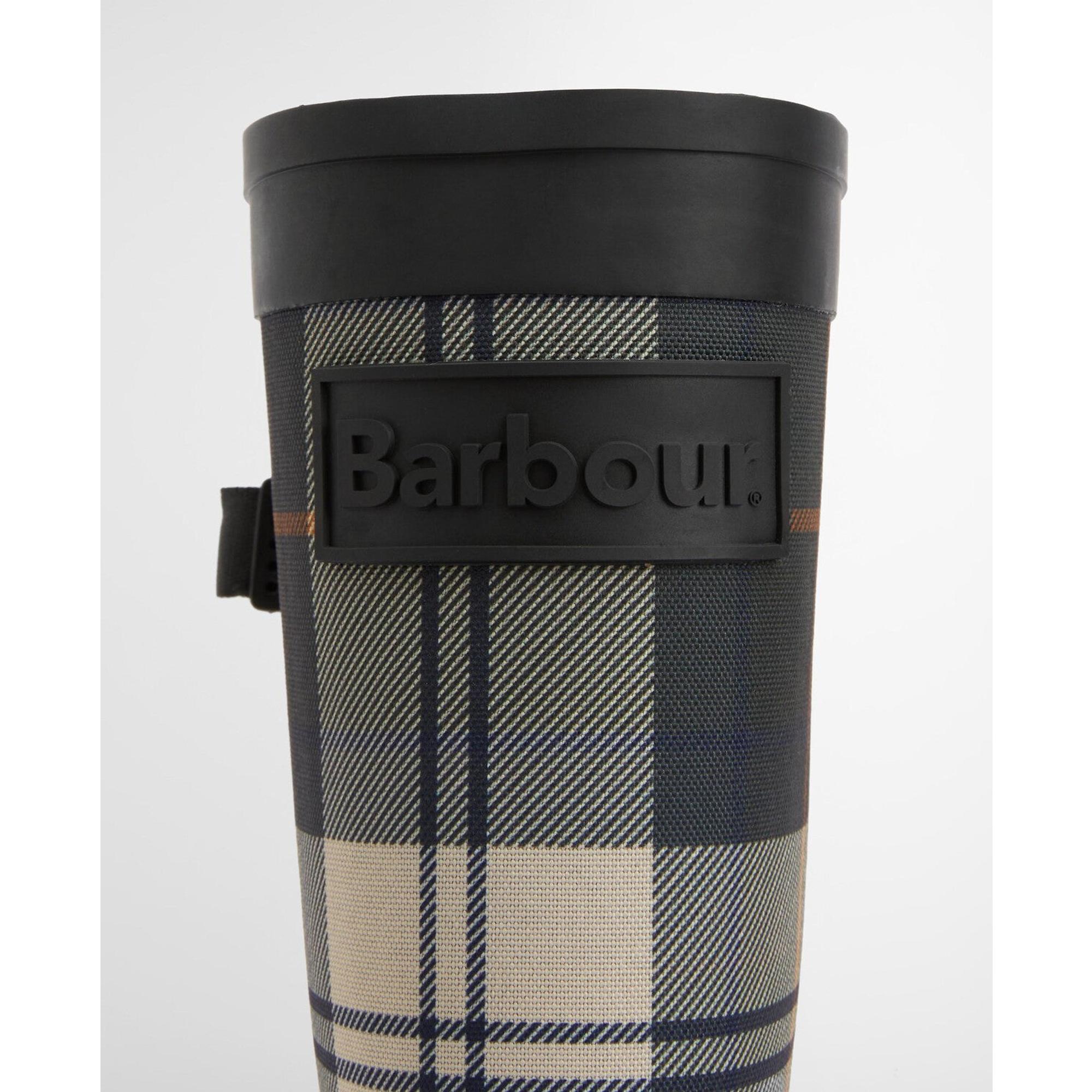 Product image 6 of 10 of Barbour Women's Dena Tall Wellington Boots - Black/Ancient Tartan