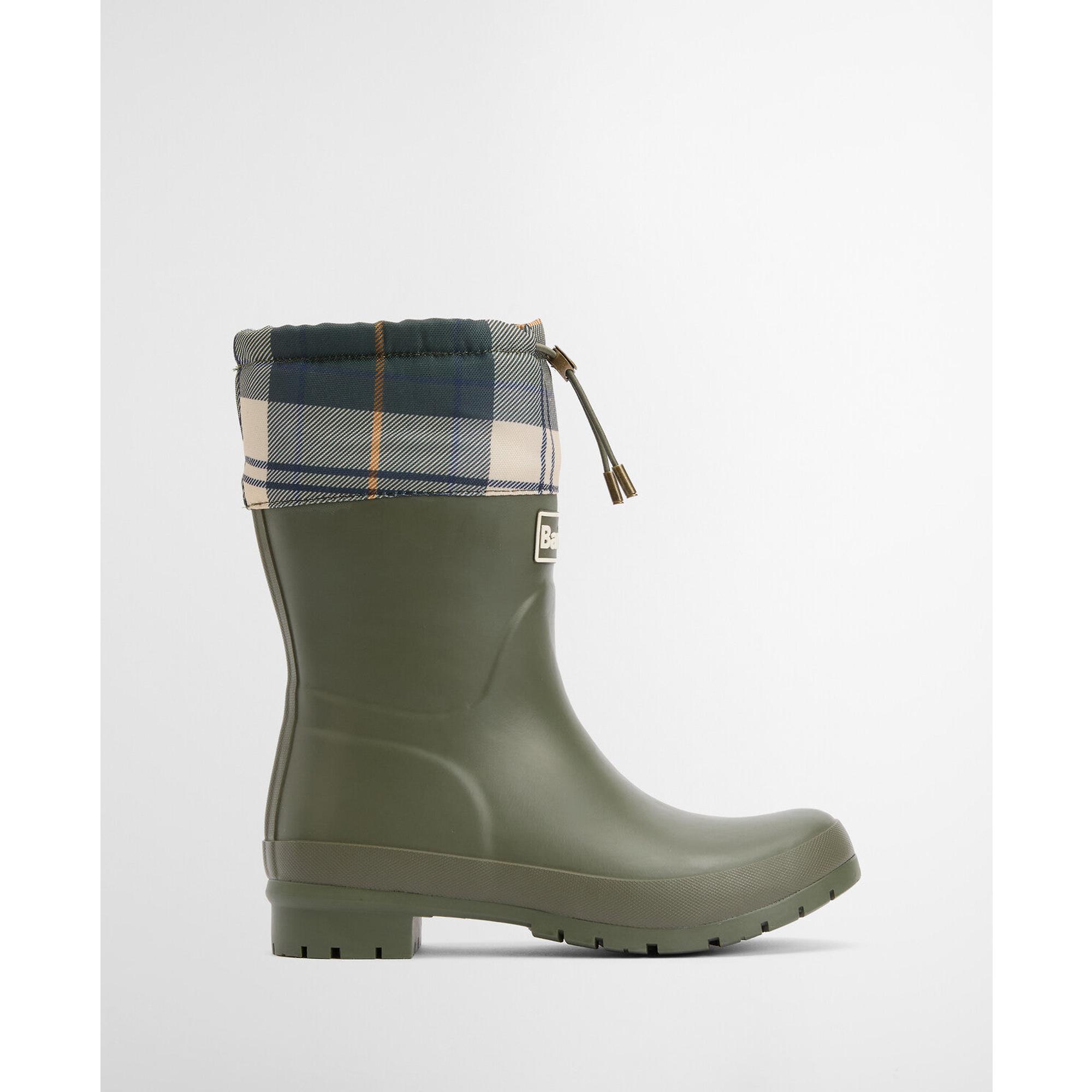 Product image 2 of 10 of Barbour Women's Mowbray Mid Wellington Boots - Olive/Ancient Tartan