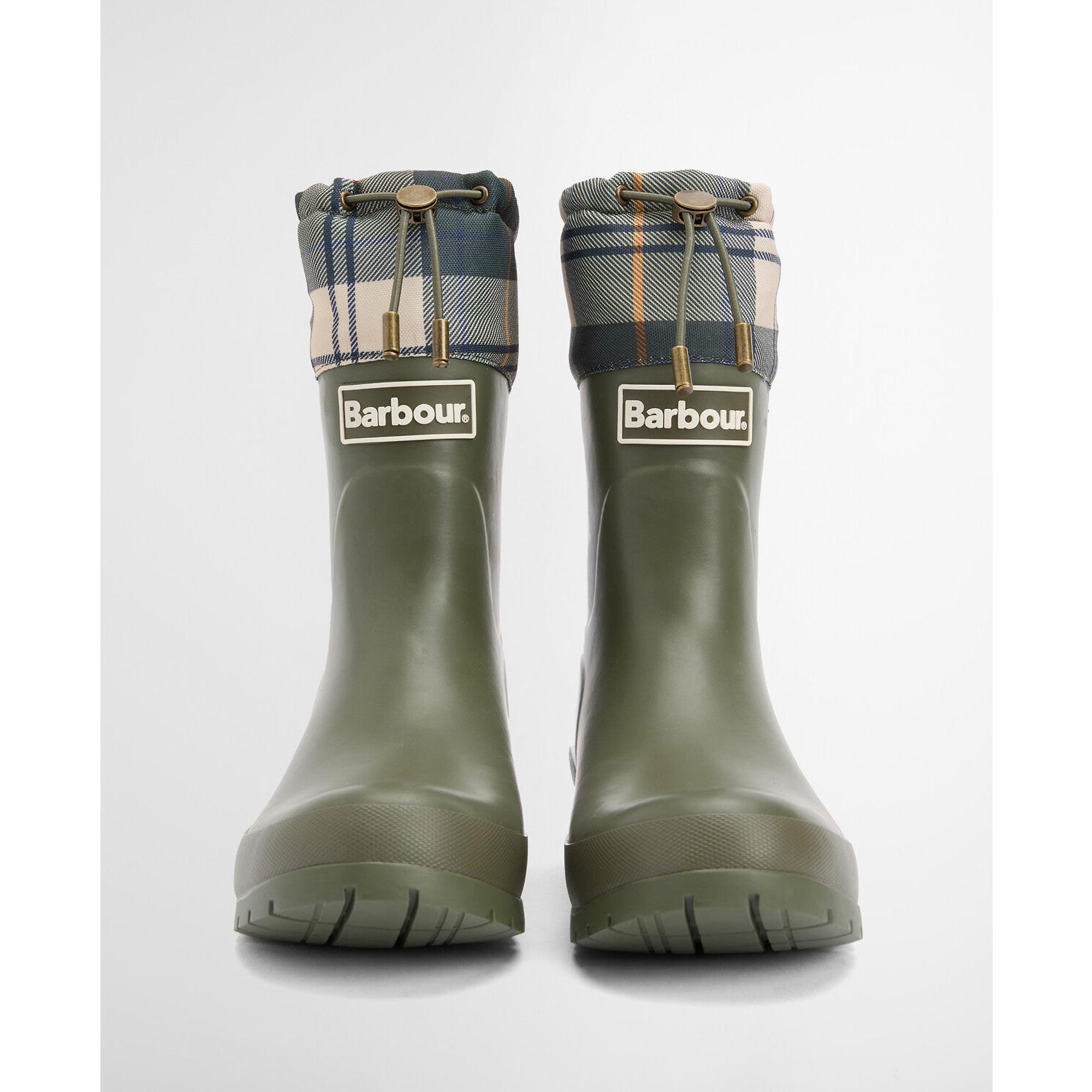 Product image 4 of 10 of Barbour Women's Mowbray Mid Wellington Boots - Olive/Ancient Tartan