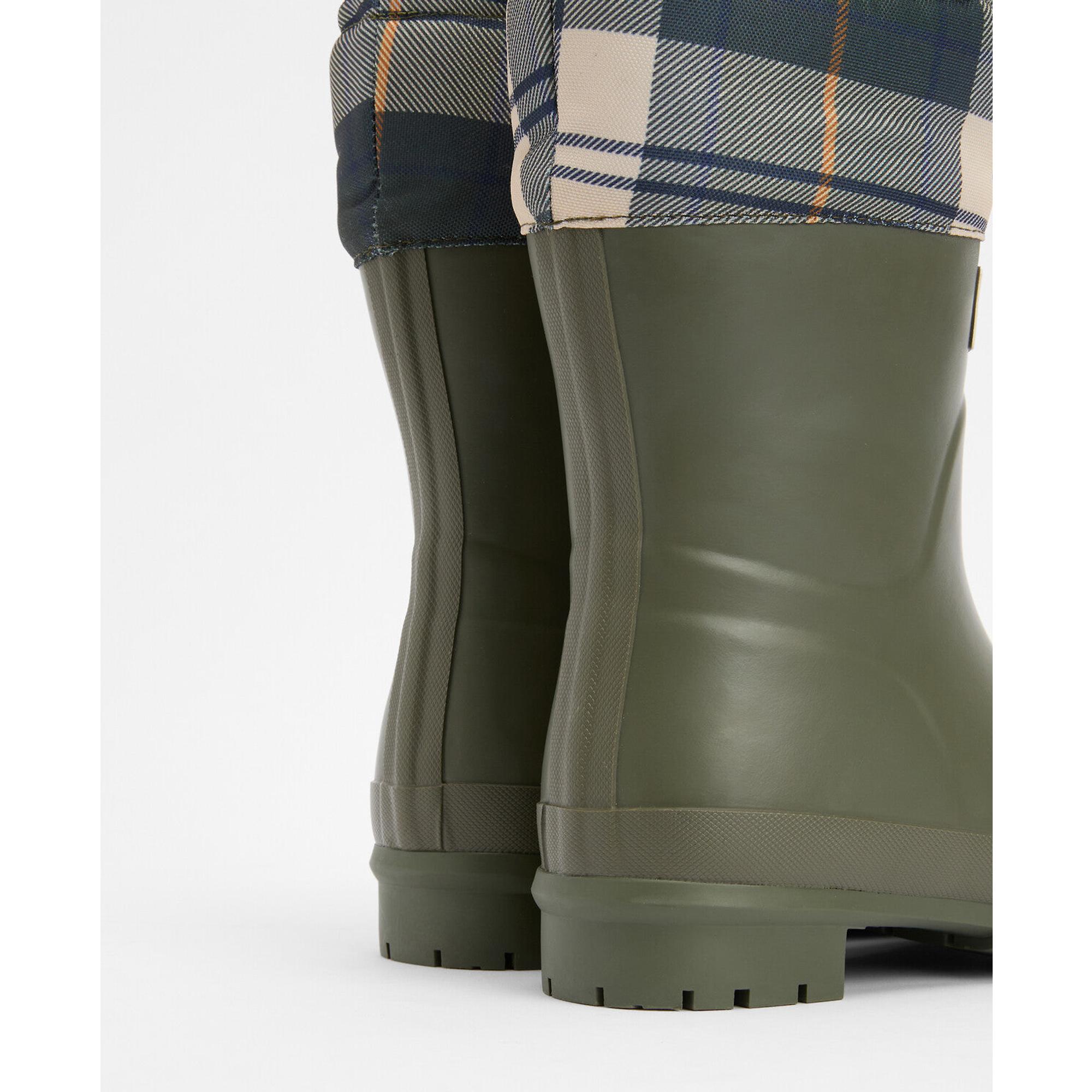 Product image 5 of 10 of Barbour Women's Mowbray Mid Wellington Boots - Olive/Ancient Tartan