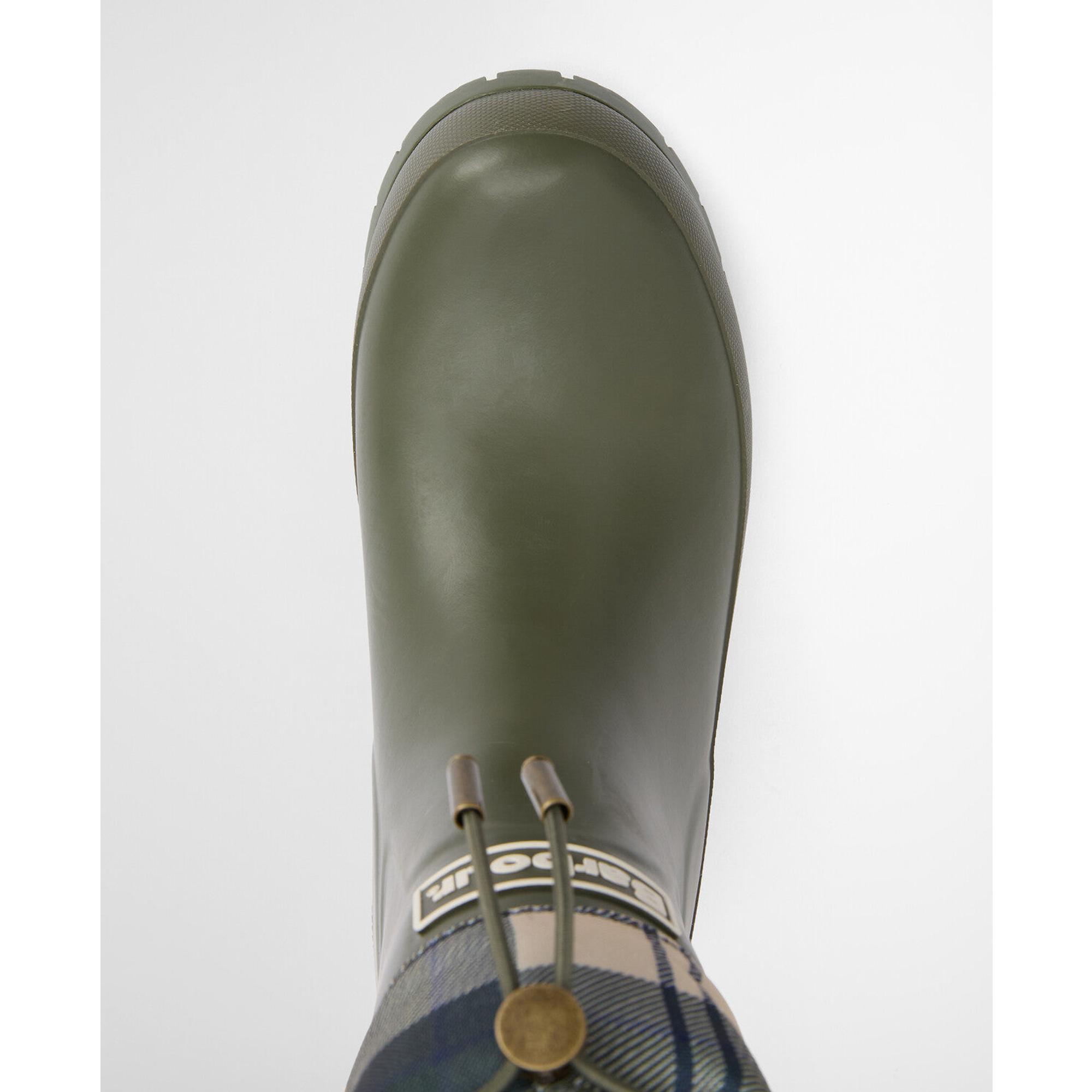 Product image 8 of 10 of Barbour Women's Mowbray Mid Wellington Boots - Olive/Ancient Tartan