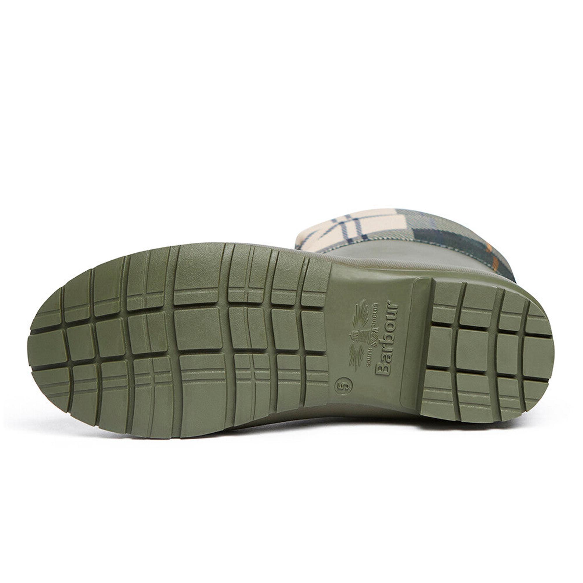 Product image 10 of 10 of Barbour Women's Mowbray Mid Wellington Boots - Olive/Ancient Tartan