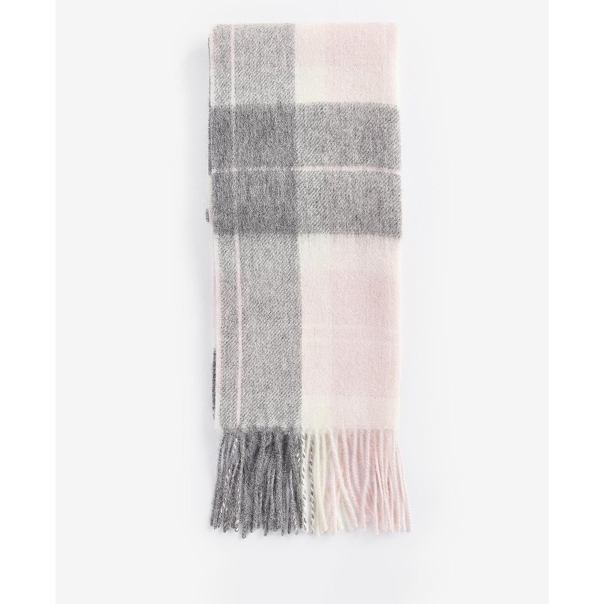 Product image 2 of 4 of Barbour Women's Tartan Scarf - Pink/Grey Tartan