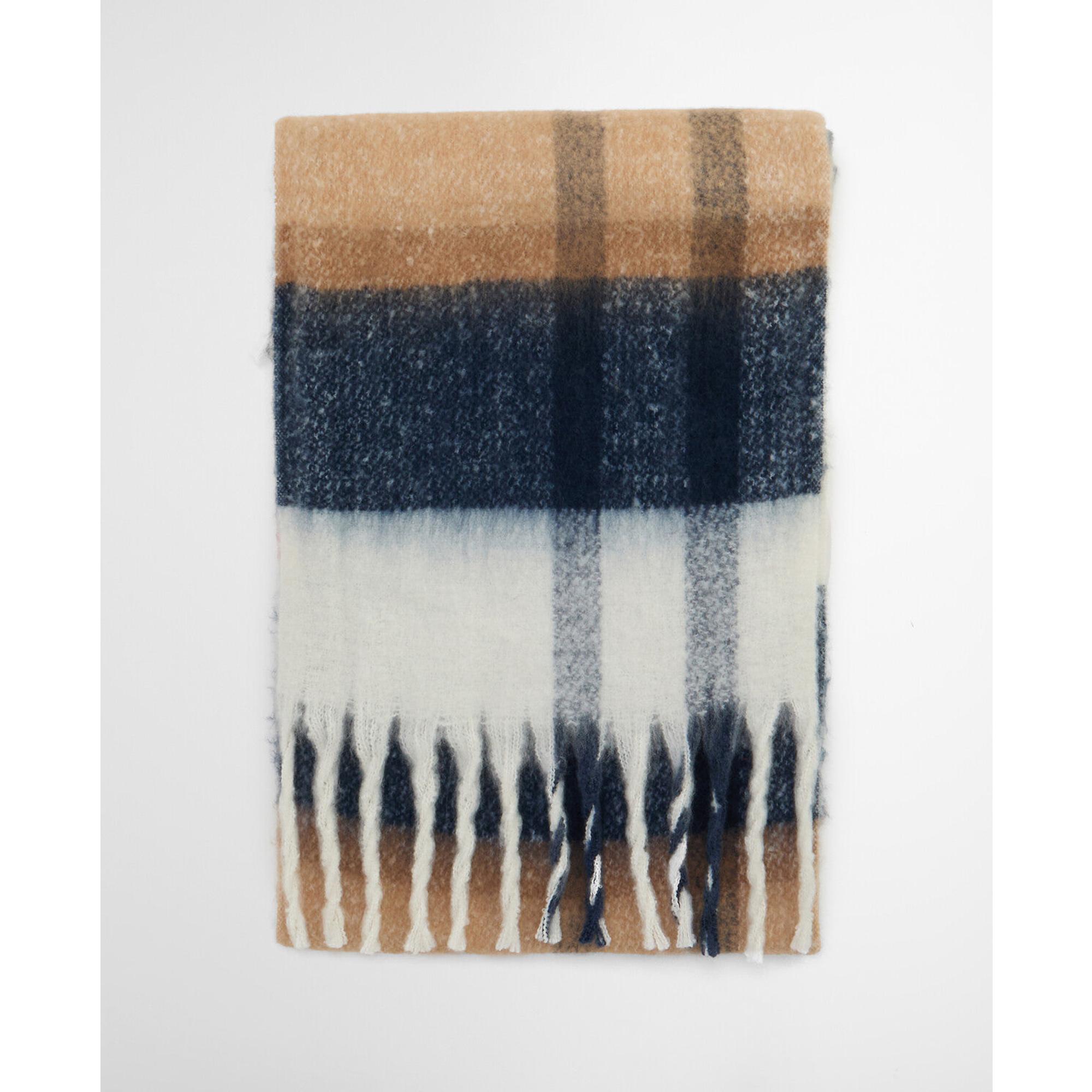 Product image 3 of 6 of Barbour Women's Isla Tartan Boucle Scarf - Hessian Tartan