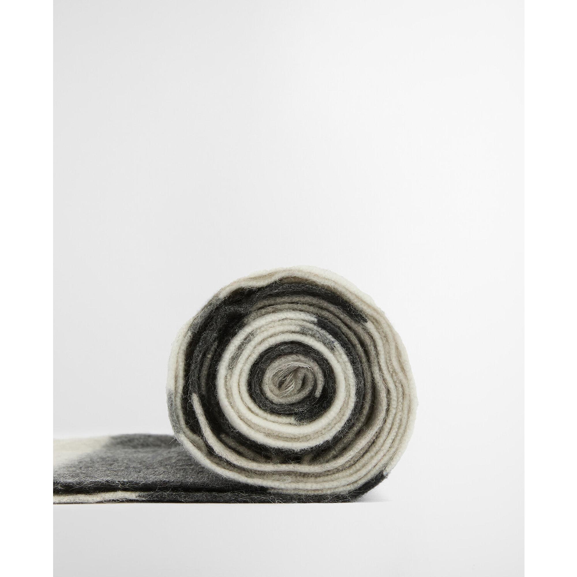 Product image 6 of 7 of Barbour Women's Rosefield Tartan Scarf - Monochrome Tartan