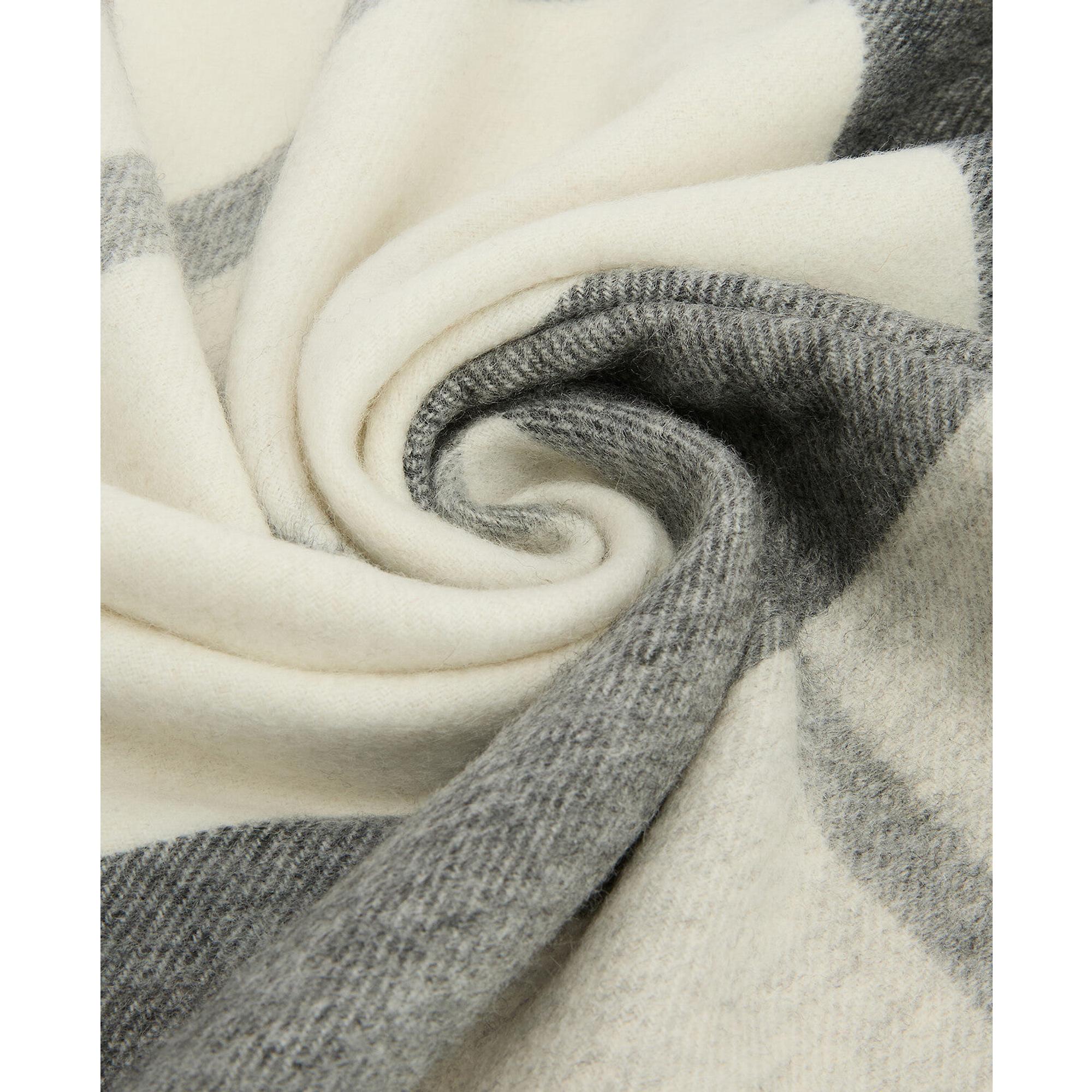 Product image 7 of 7 of Barbour Women's Rosefield Tartan Scarf - Monochrome Tartan