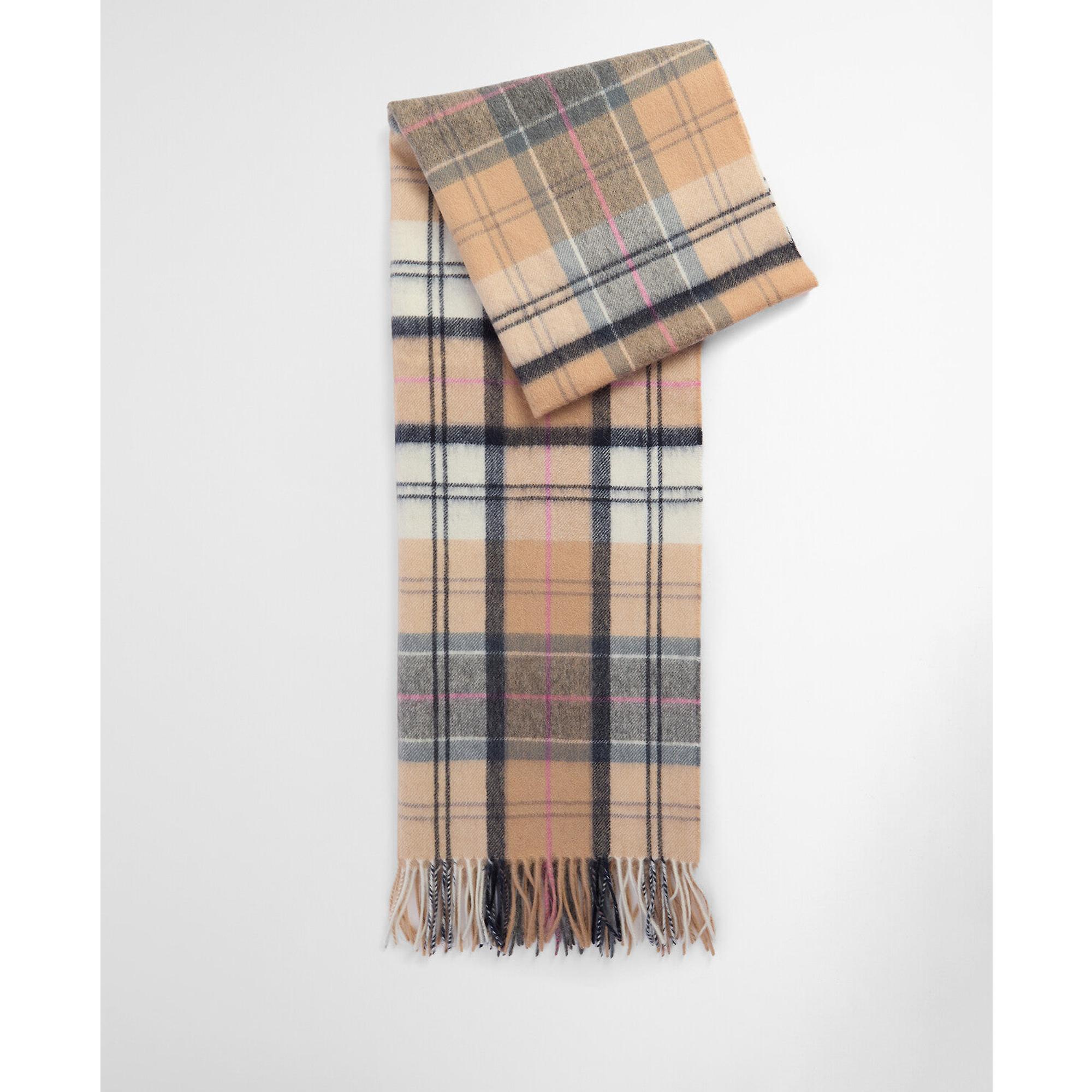 Product image 2 of 6 of Barbour Women's Serena Tartan Lambswool Scarf - Dress/Hessian