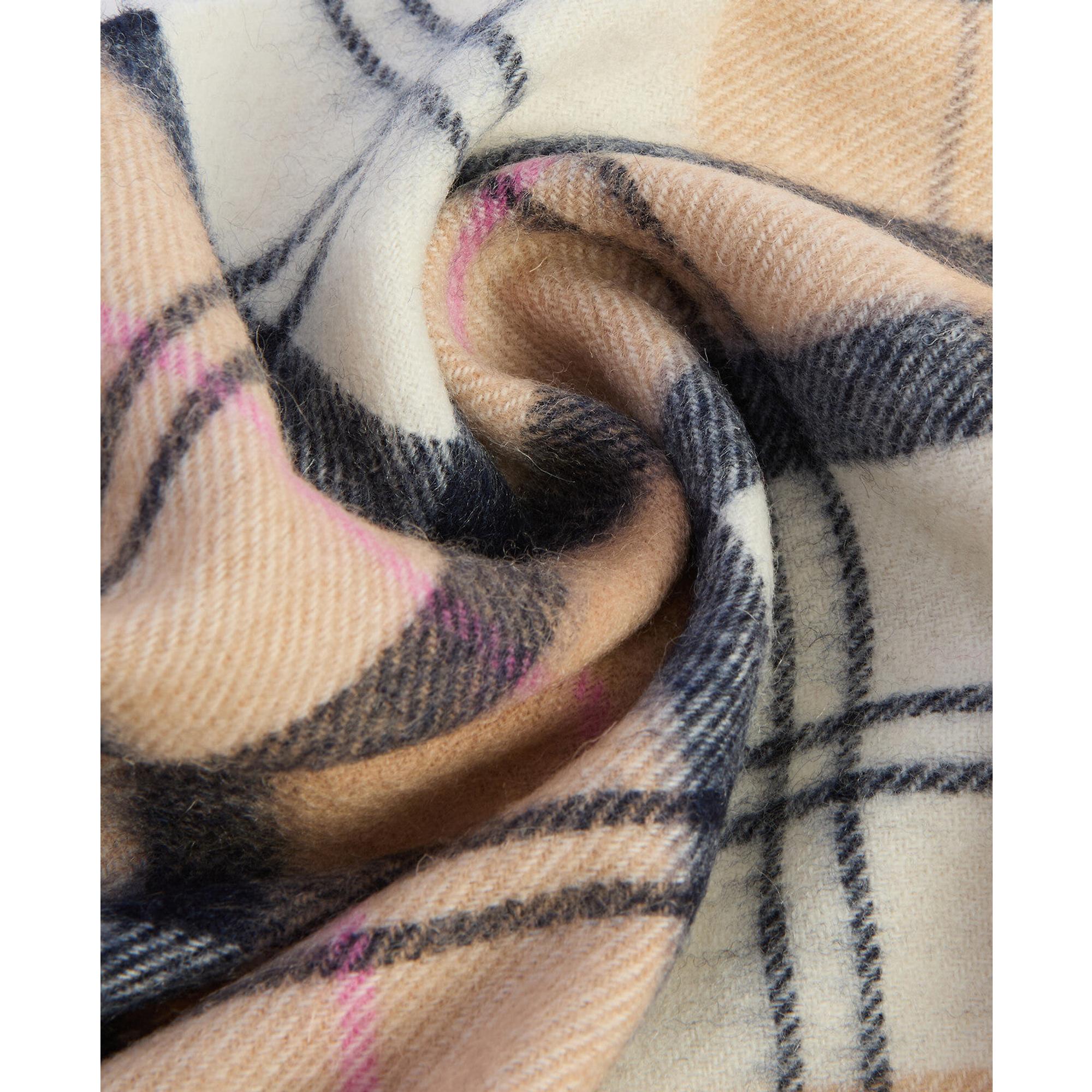 Product image 6 of 6 of Barbour Women's Serena Tartan Lambswool Scarf - Dress/Hessian