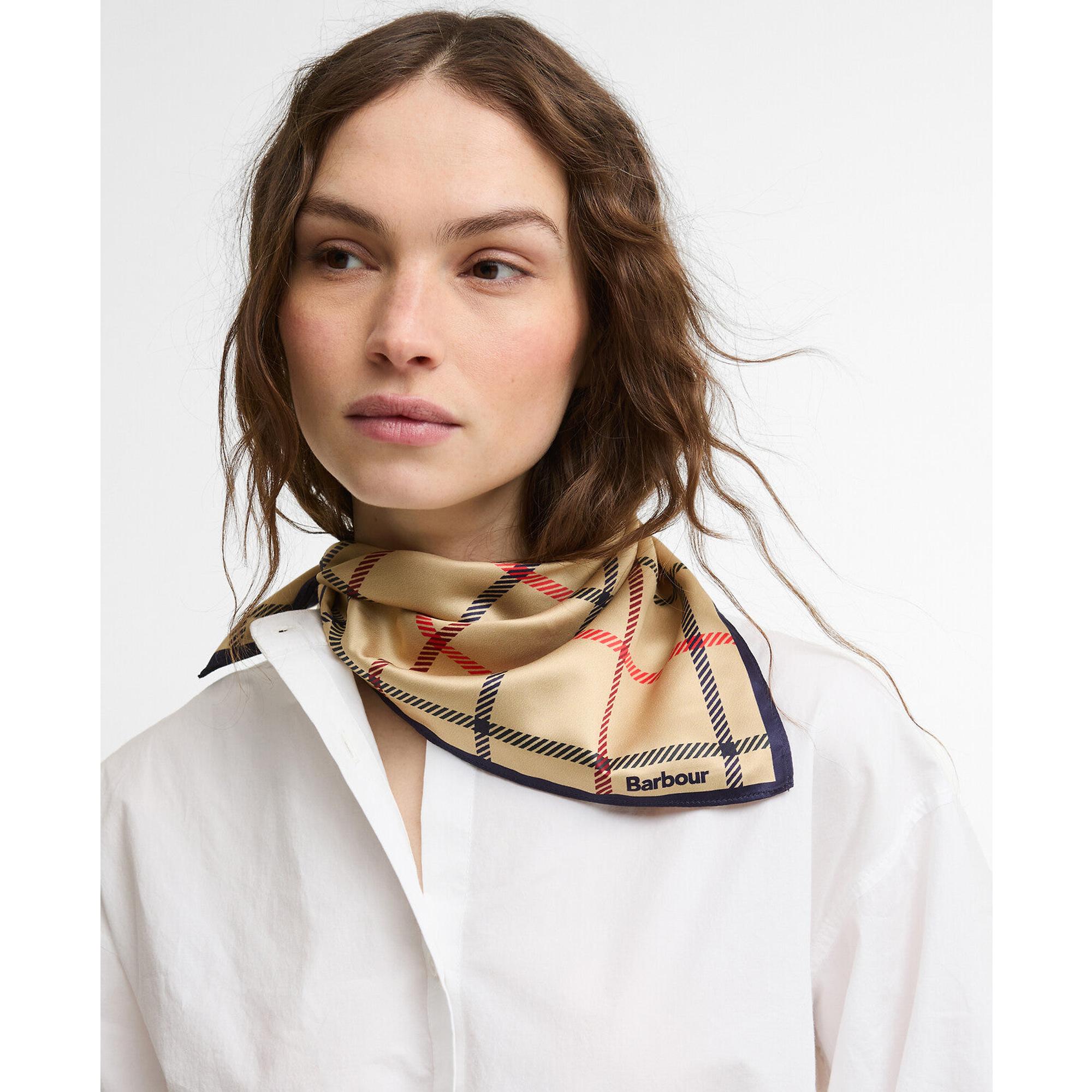 Product image 2 of 7 of Barbour Women's Verona Pashmina Scarf - Rosewood Tartan