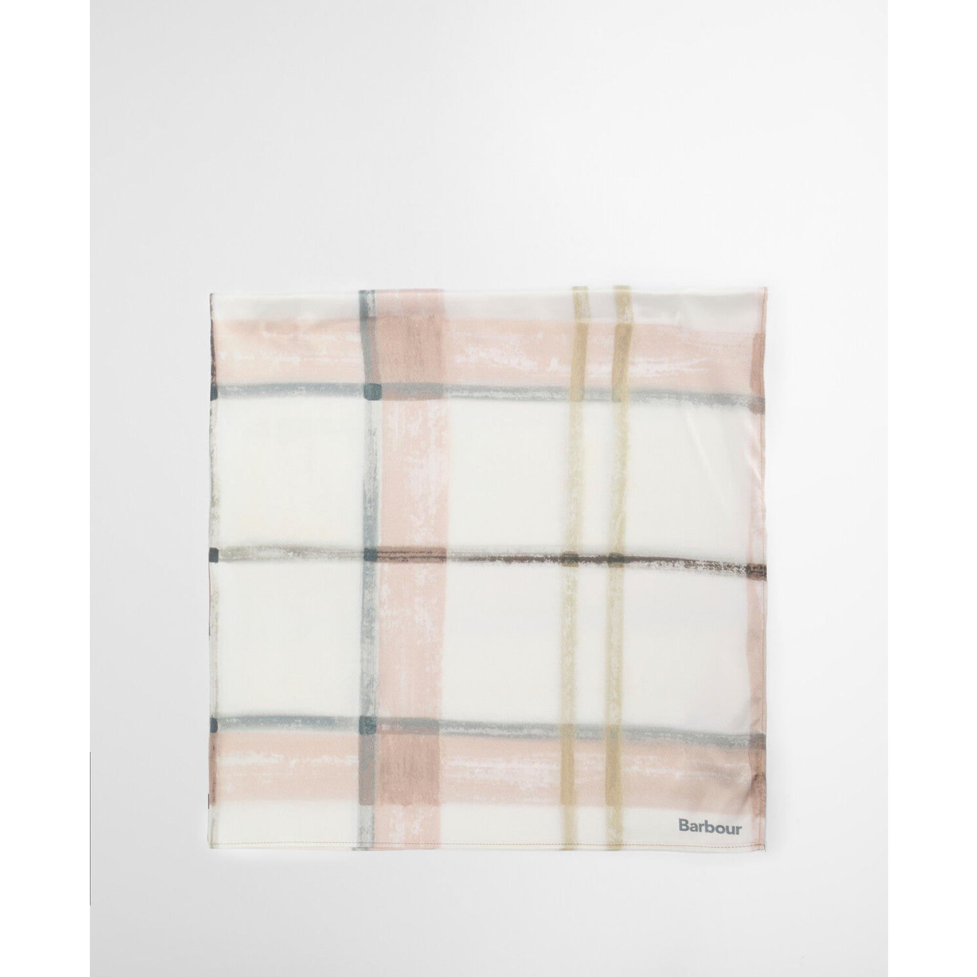 Product image 3 of 7 of Barbour Women's Gianna Head Scarf - Silver Peony Check