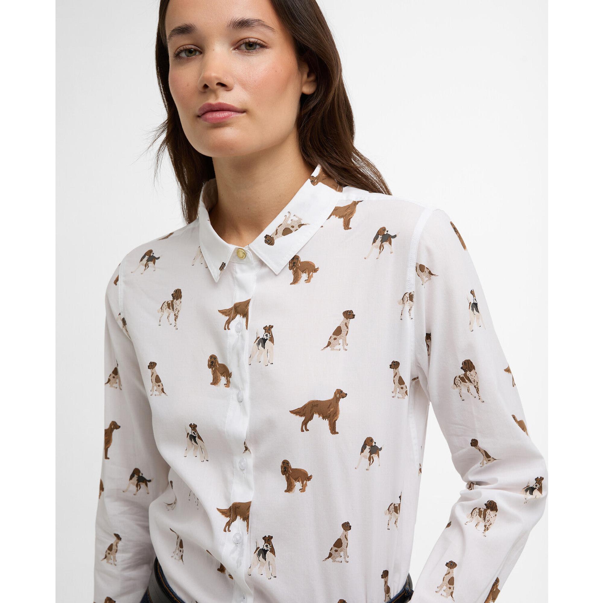 Product image 6 of 7 of Barbour Women's Safari Shirt - Multi Dog Print
