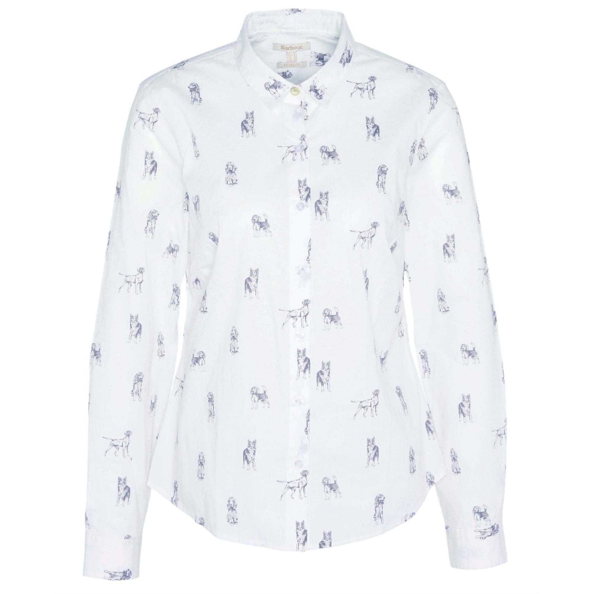 Product image 1 of 5 of Barbour Women's Brambles Tailored Shirt - Dog Print