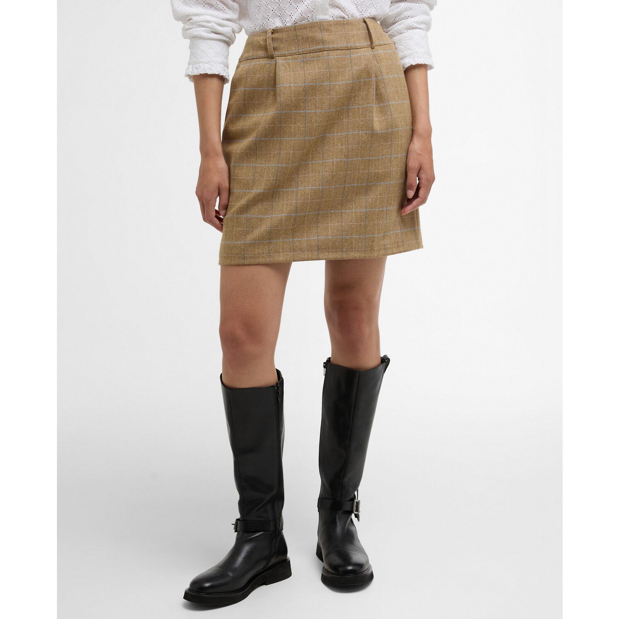 Product image 3 of 7 of Barbour Women's Petunia Mini Skirt - Soft Blue Tweed