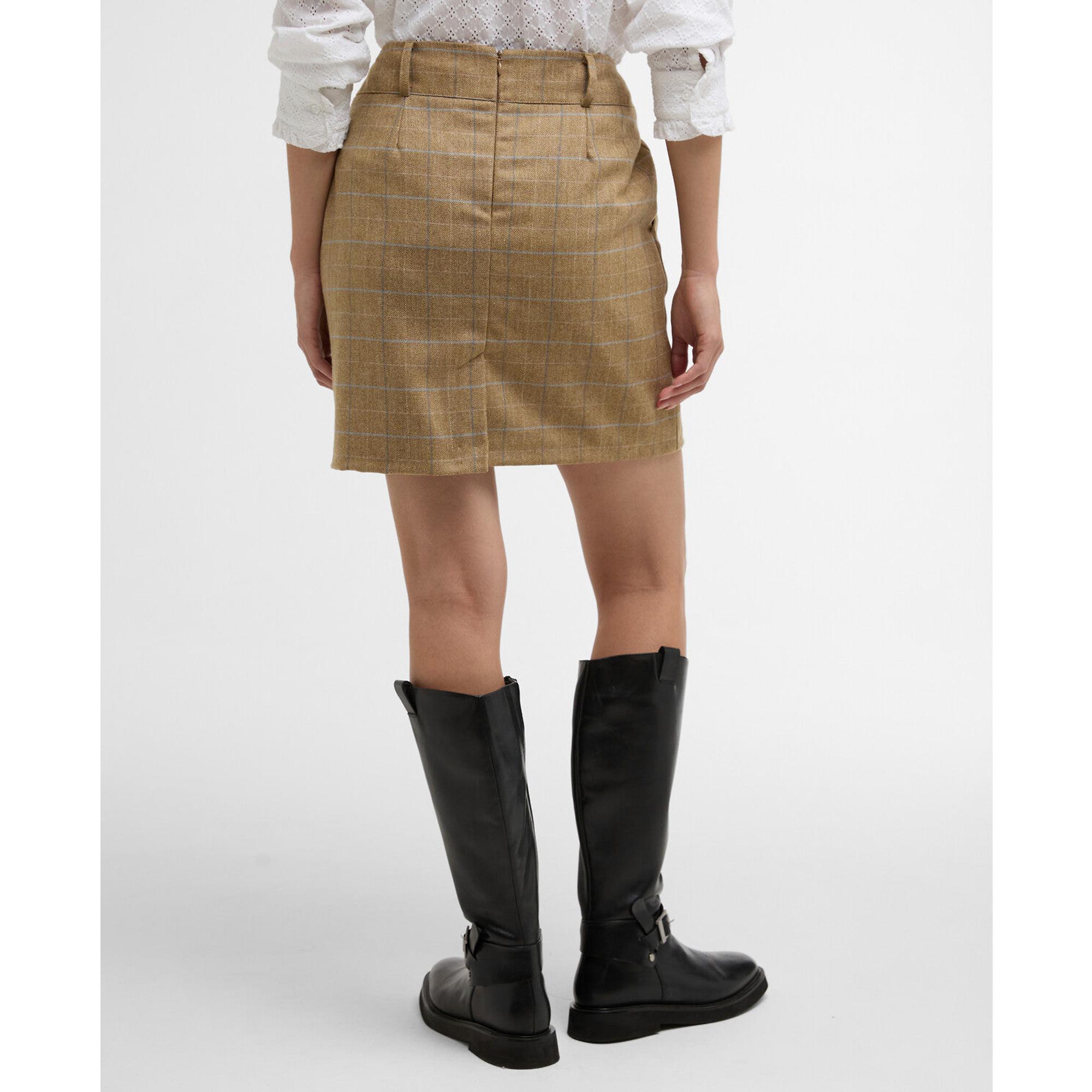 Product image 4 of 7 of Barbour Women's Petunia Mini Skirt - Soft Blue Tweed