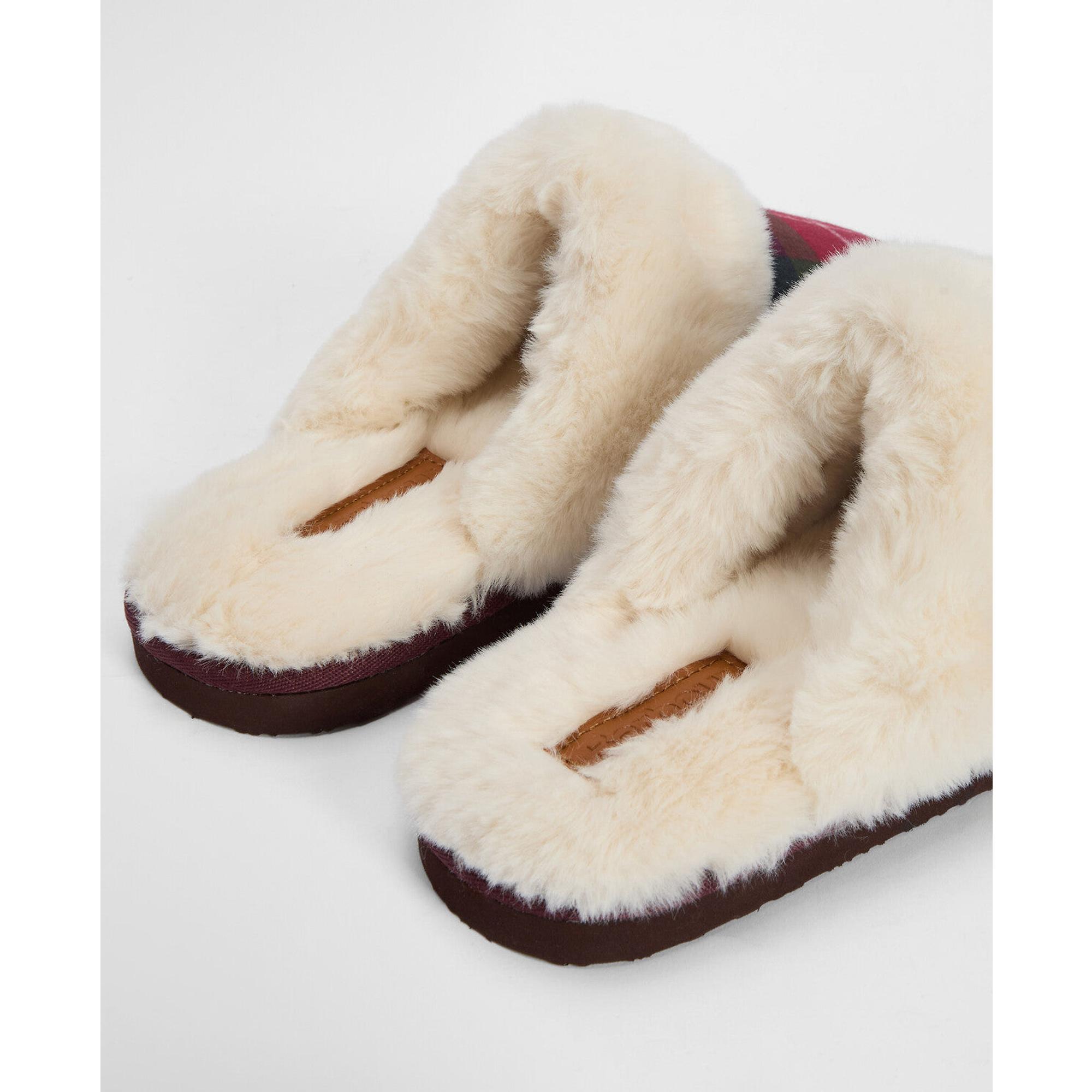 Product image 7 of 9 of Barbour Women's Claudia Tartan Mule Slippers - Winterberry Tartan