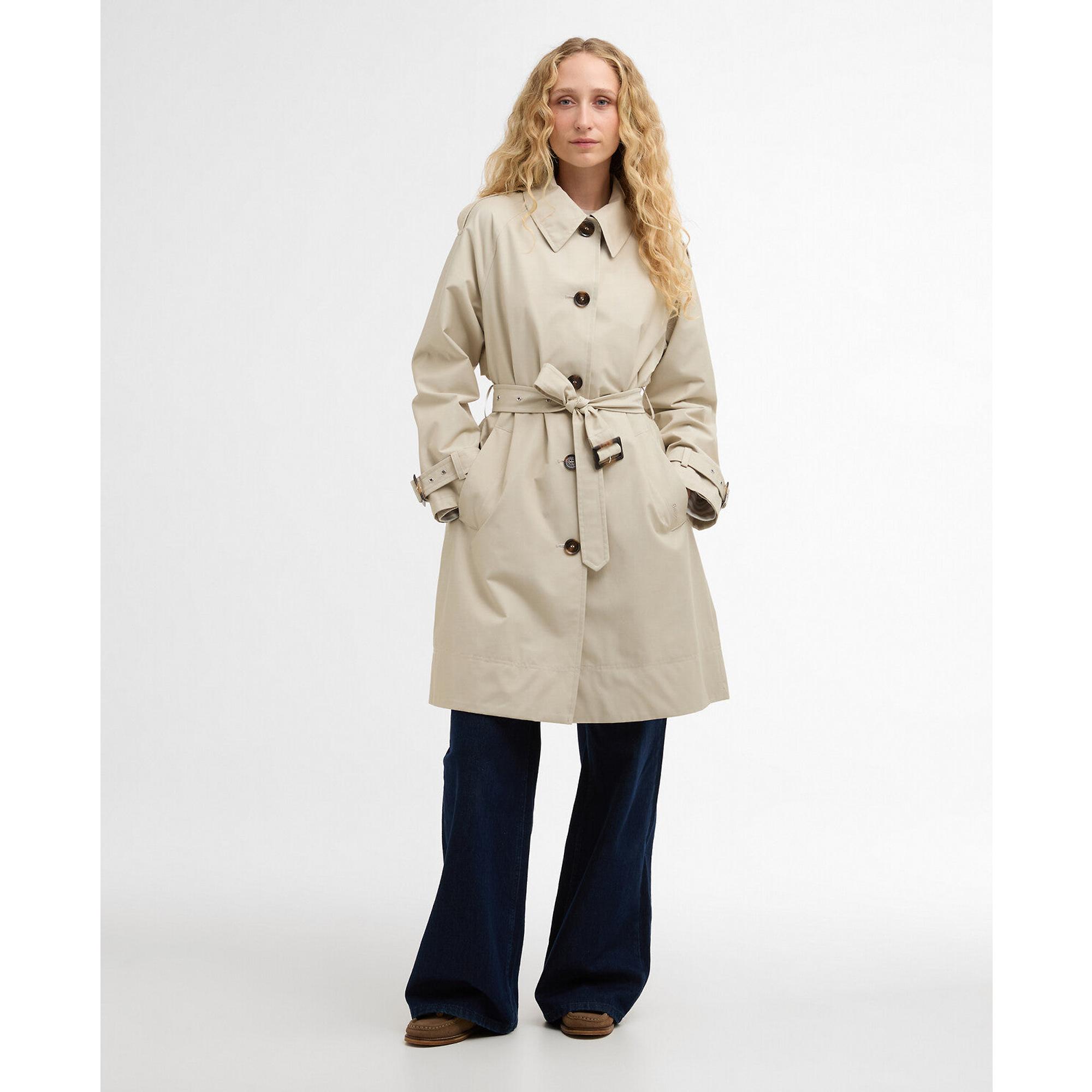 Product image 3 of 7 of Barbour Women's Maia Showerproof Jacket - Mist / Dress Navy Tartan