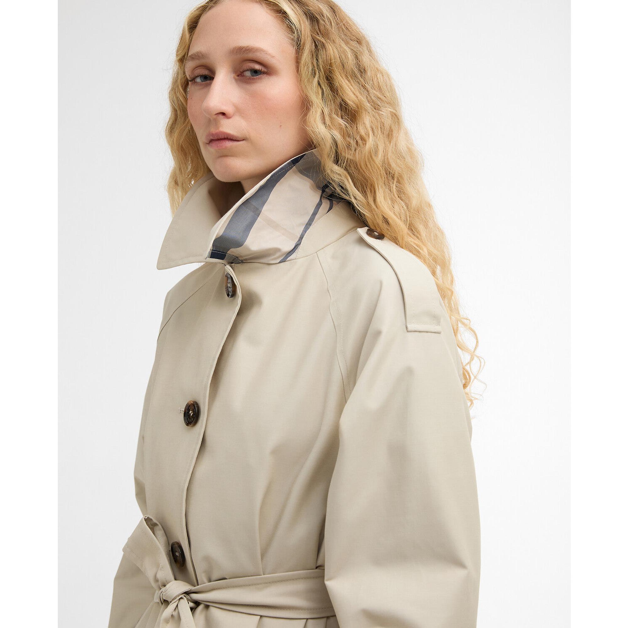 Product image 5 of 7 of Barbour Women's Maia Showerproof Jacket - Mist / Dress Navy Tartan