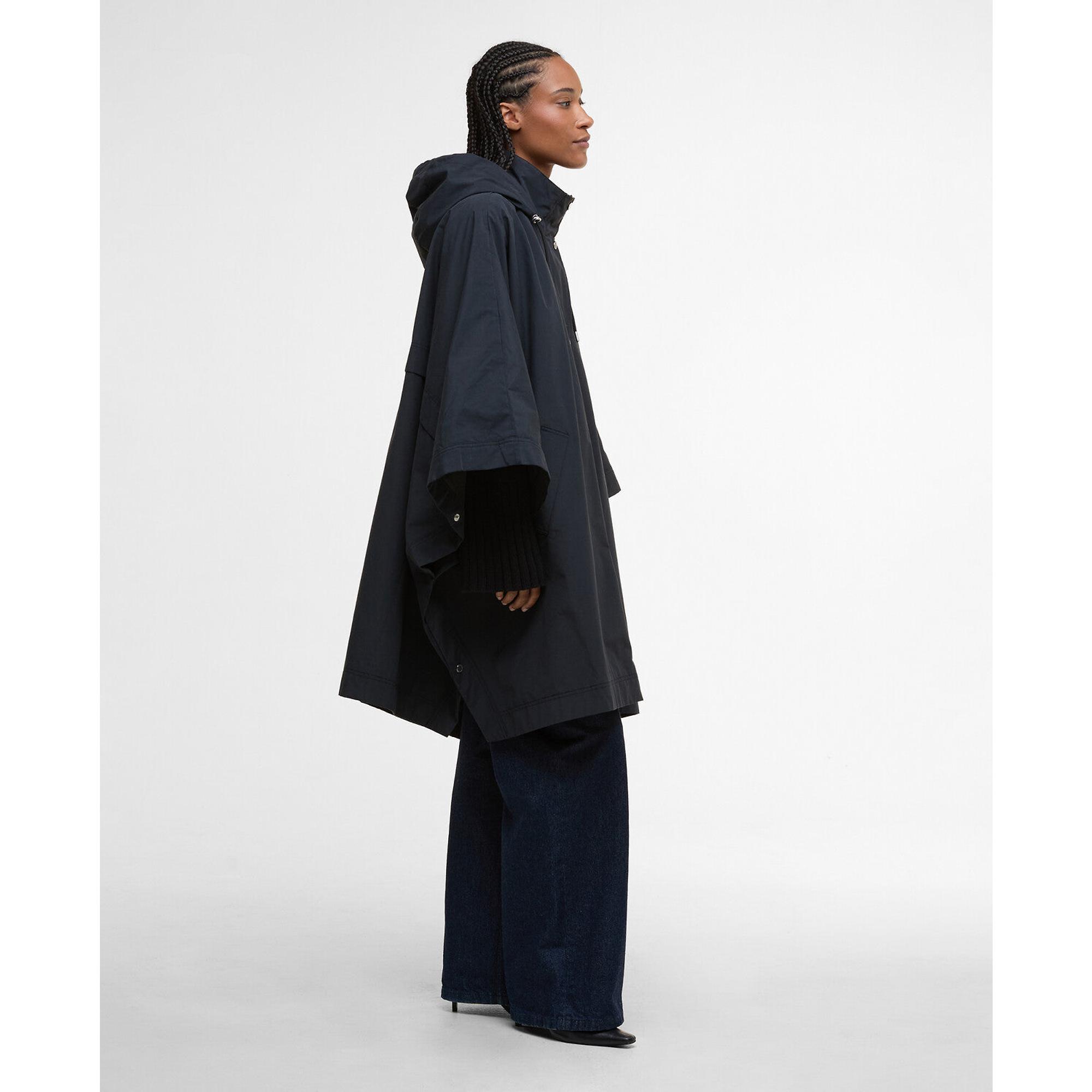 Product image 3 of 9 of Barbour Women's Everlee One Size Showerproof Cape - Black/Onyx Tartan