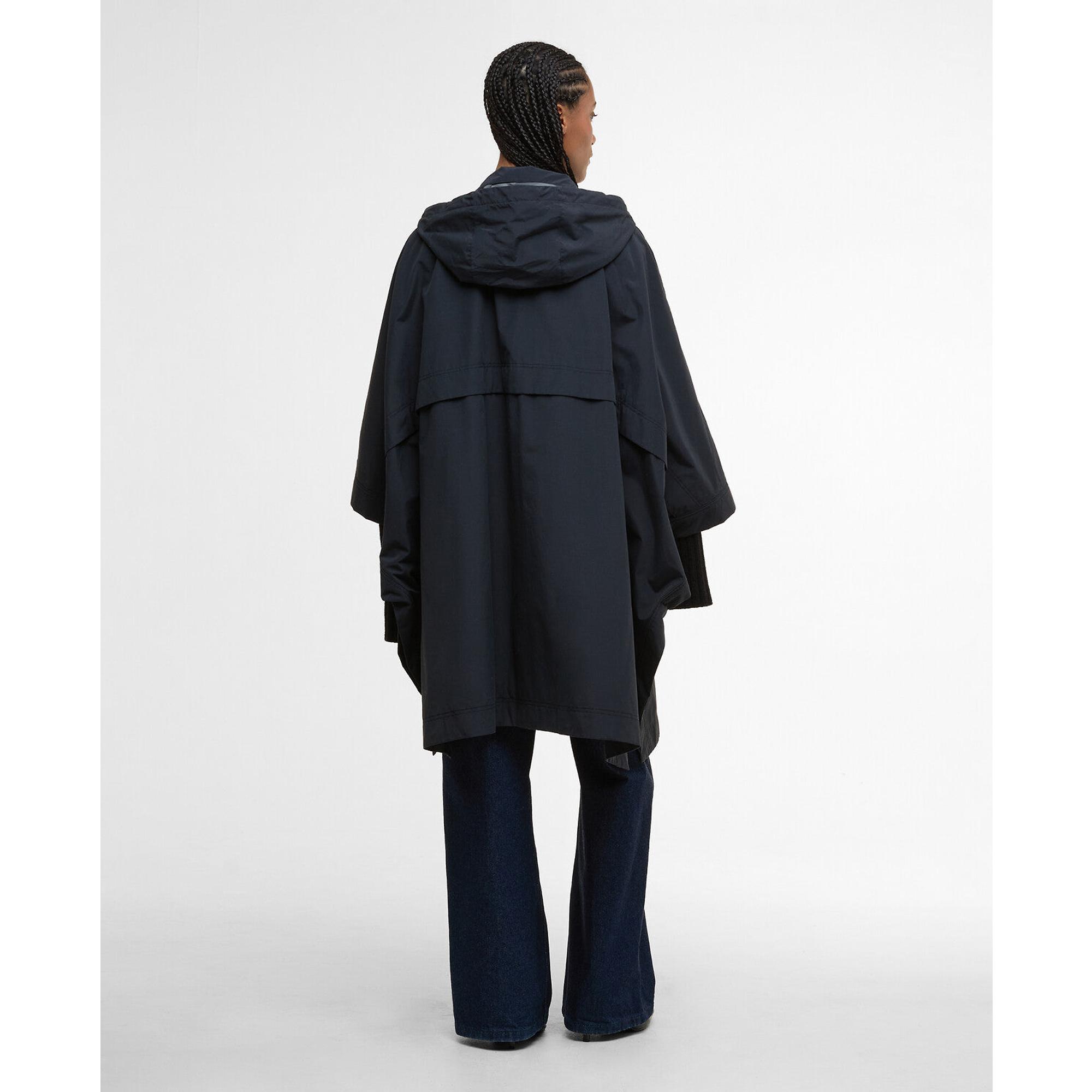 Product image 4 of 9 of Barbour Women's Everlee One Size Showerproof Cape - Black/Onyx Tartan