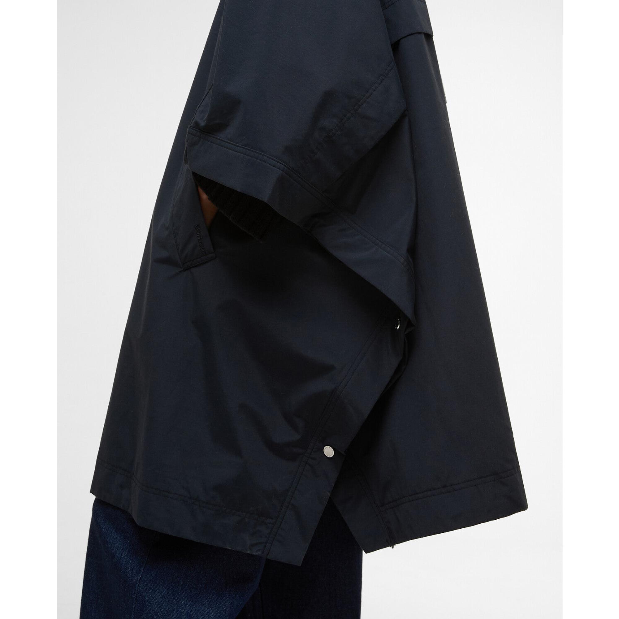 Product image 6 of 9 of Barbour Women's Everlee One Size Showerproof Cape - Black/Onyx Tartan