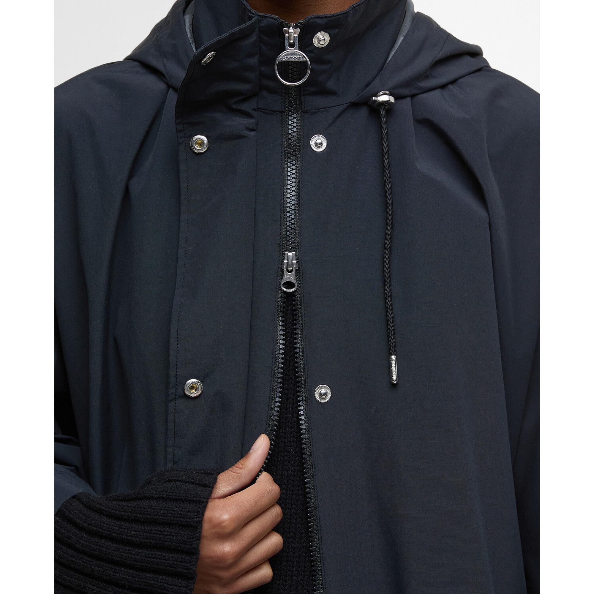 Product image 7 of 9 of Barbour Women's Everlee One Size Showerproof Cape - Black/Onyx Tartan