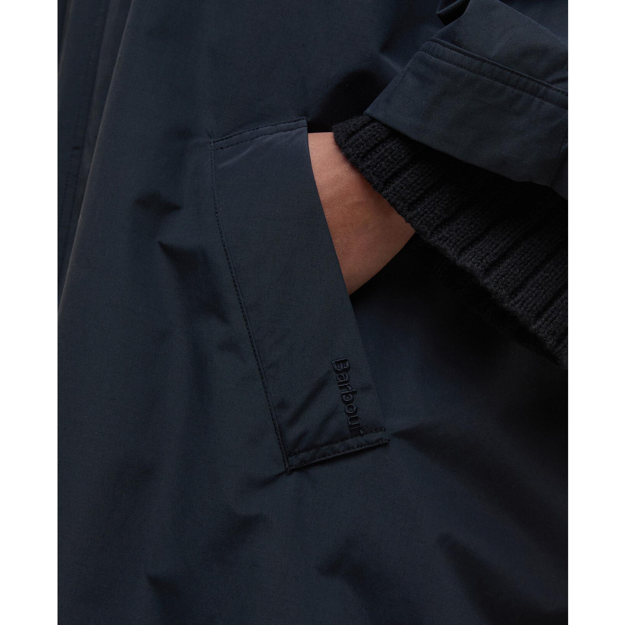 Product image 8 of 9 of Barbour Women's Everlee One Size Showerproof Cape - Black/Onyx Tartan