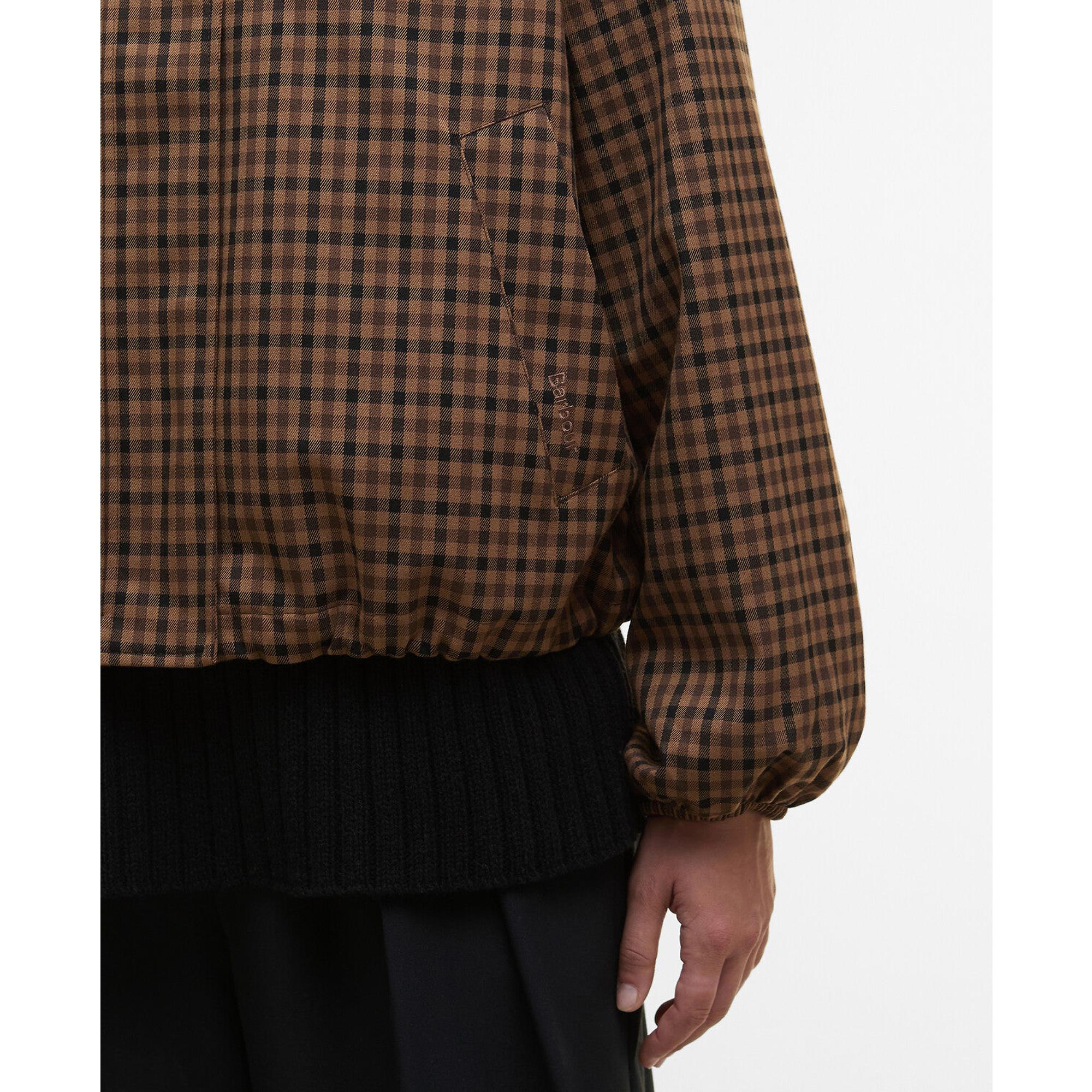 Product image 7 of 8 of Barbour Women's Audrey Showerproof Jacket - Vicuna Gingham Check