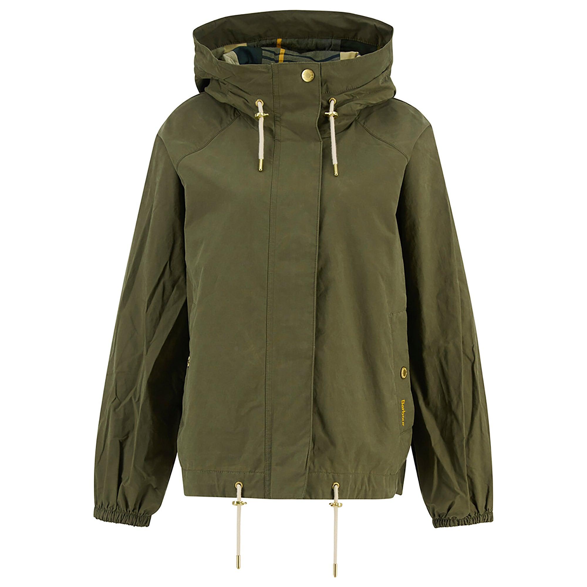Product image 1 of 7 of Barbour Women's Hawkridge Showerproof Jacket - Ivy Green/Ancient