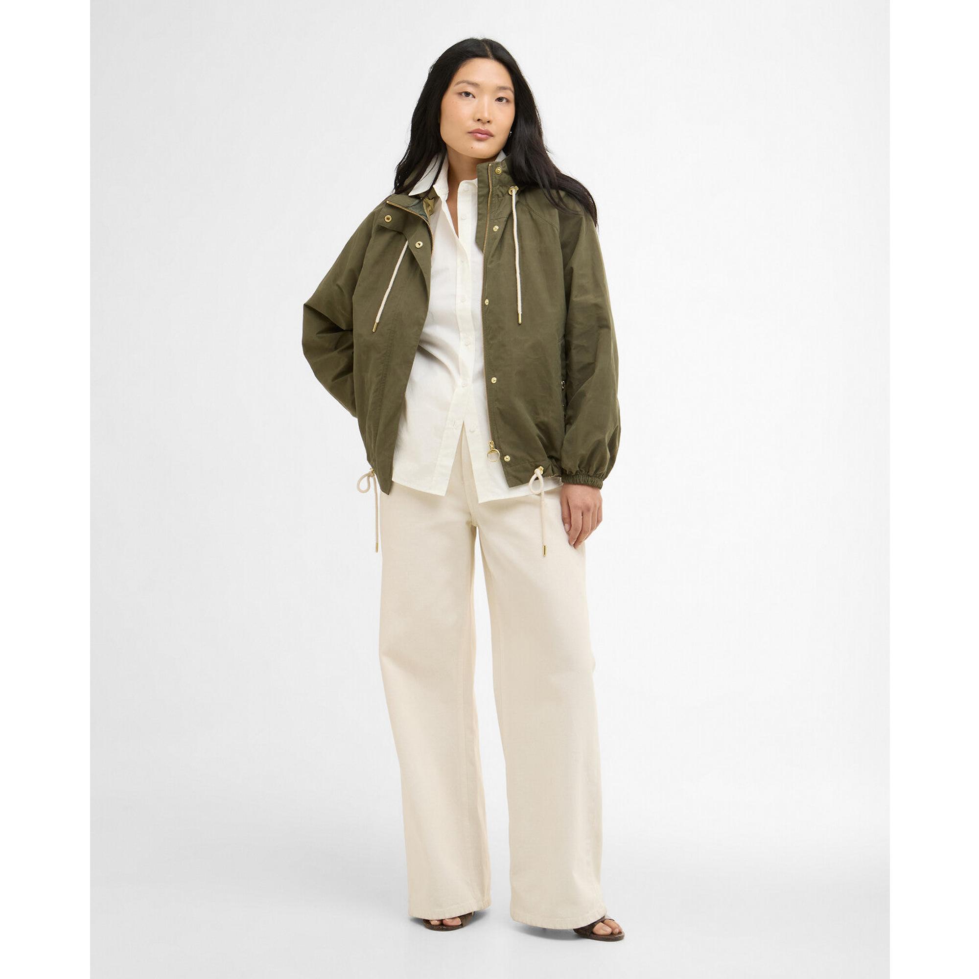 Product image 3 of 7 of Barbour Women's Hawkridge Showerproof Jacket - Ivy Green/Ancient