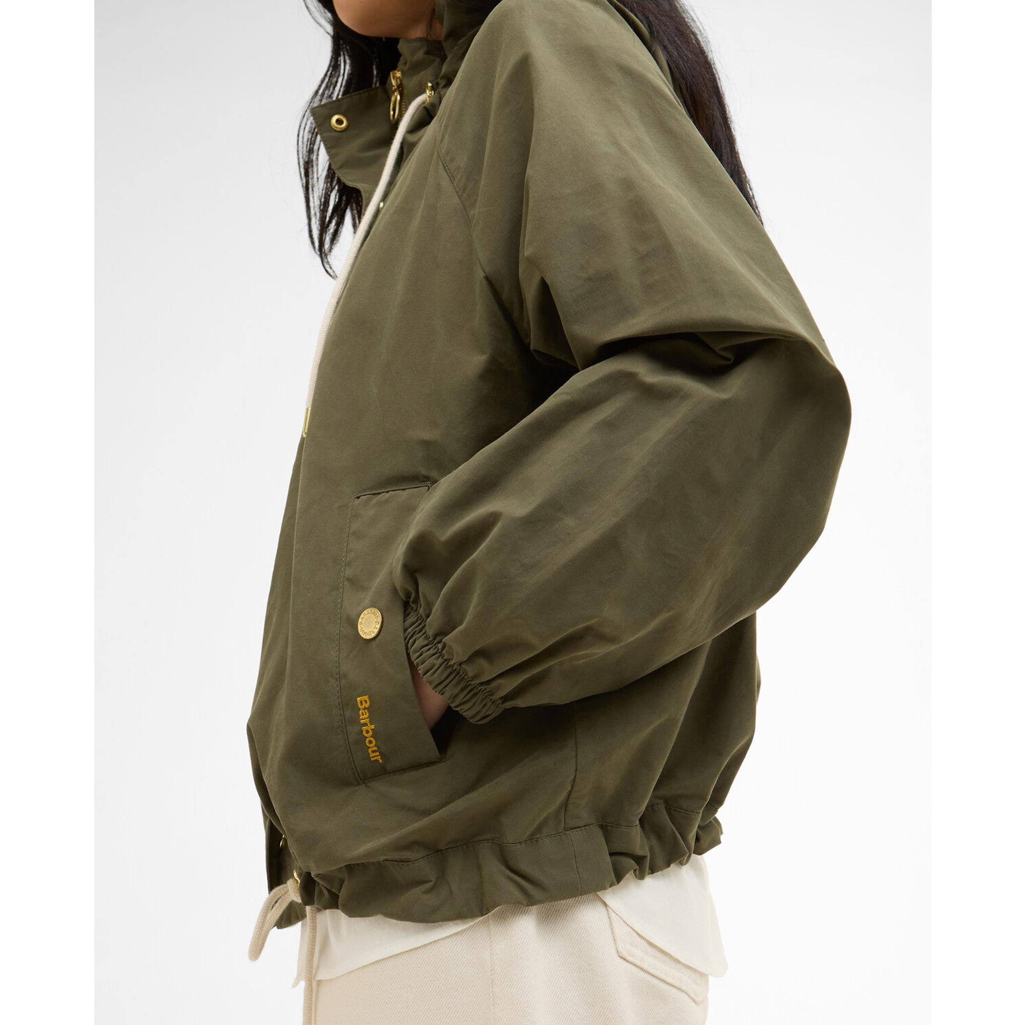 Product image 6 of 7 of Barbour Women's Hawkridge Showerproof Jacket - Ivy Green/Ancient