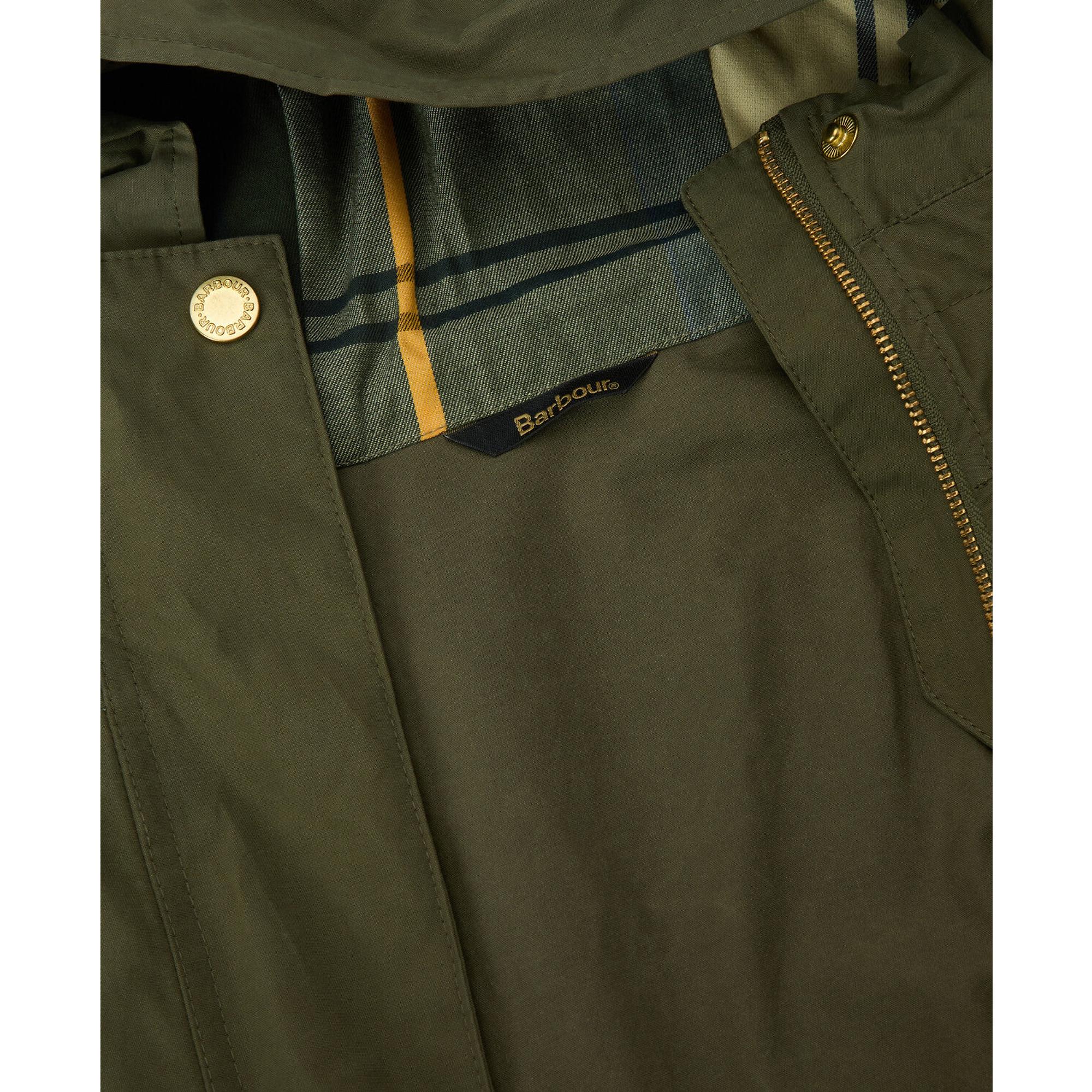 Product image 7 of 7 of Barbour Women's Hawkridge Showerproof Jacket - Ivy Green/Ancient