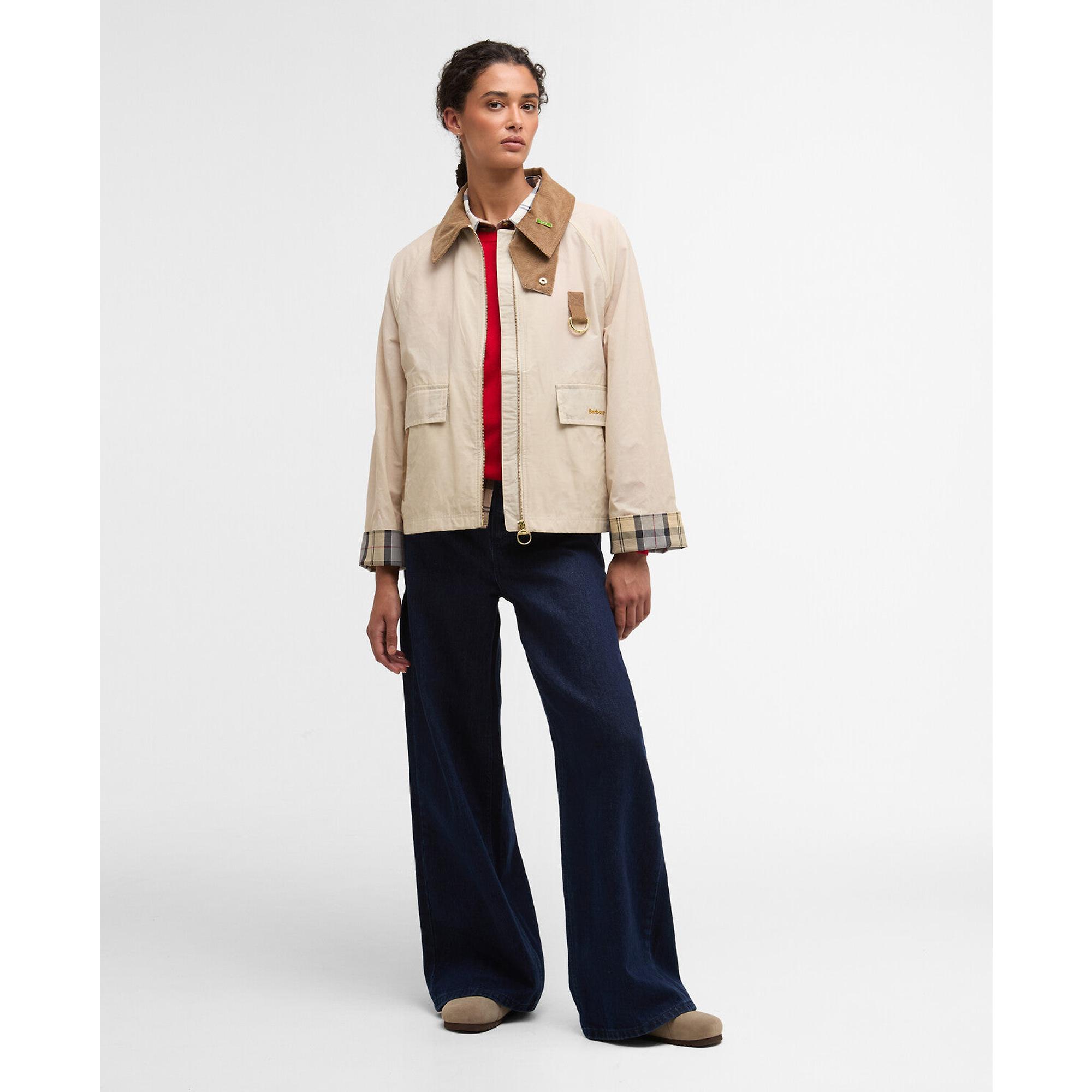 Product image 3 of 8 of Barbour Women's Icons Spey Showerproof Jacket - Jasmine/Dress