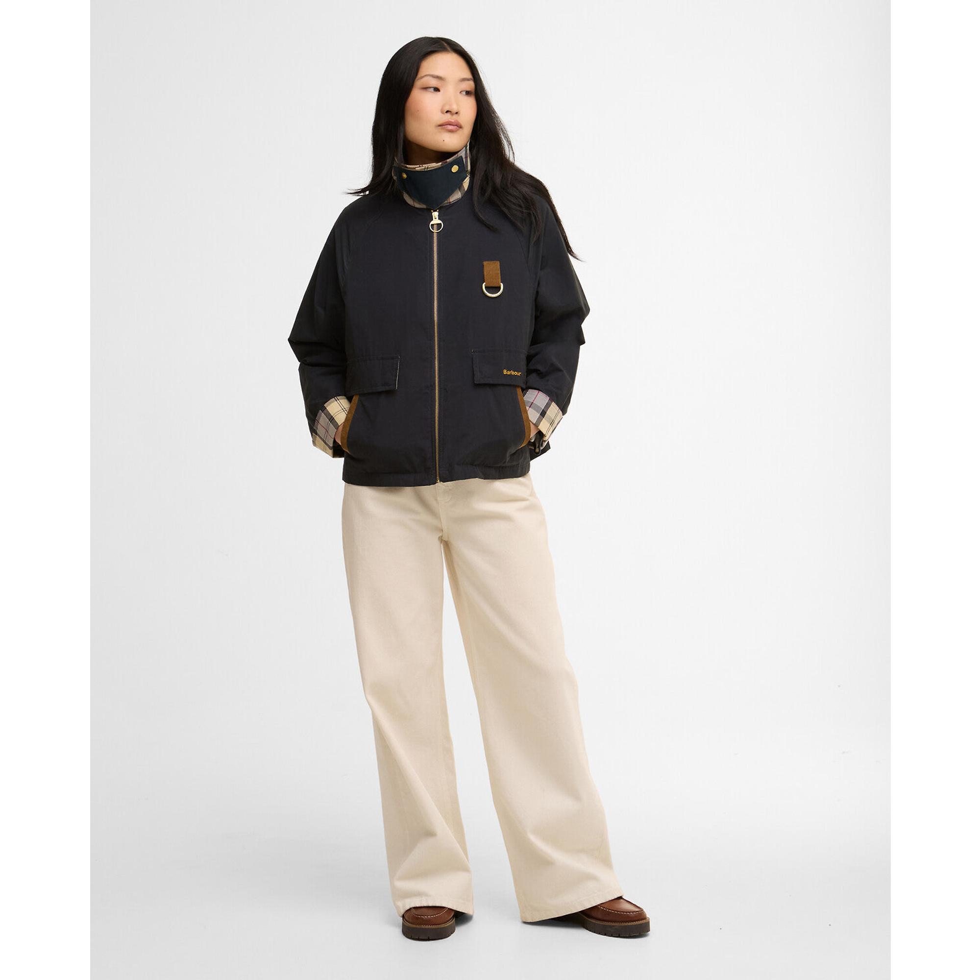Product image 3 of 8 of Barbour Women's Icons Spey Showerproof Jacket - Dark Navy/Dress