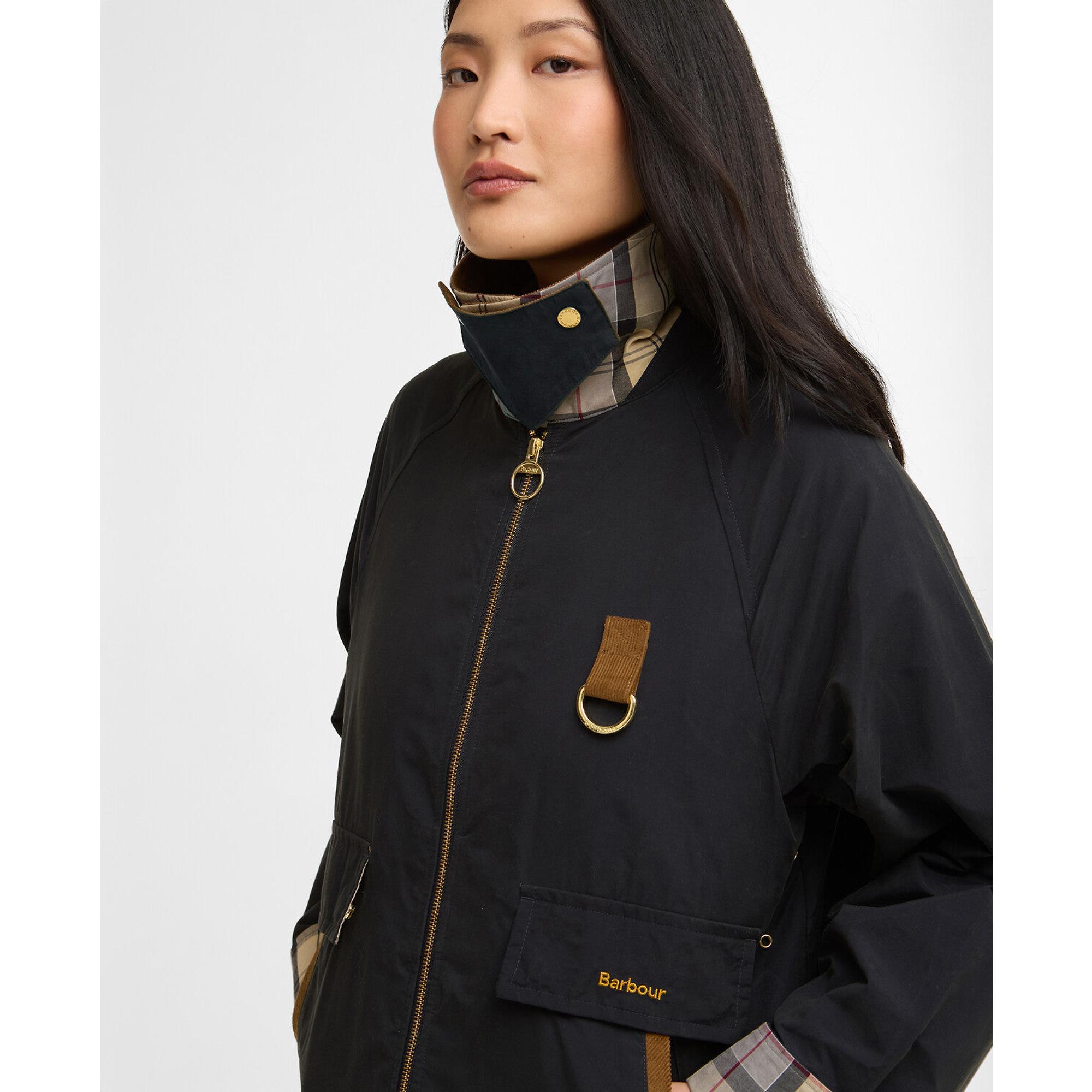 Product image 6 of 8 of Barbour Women's Icons Spey Showerproof Jacket - Dark Navy/Dress