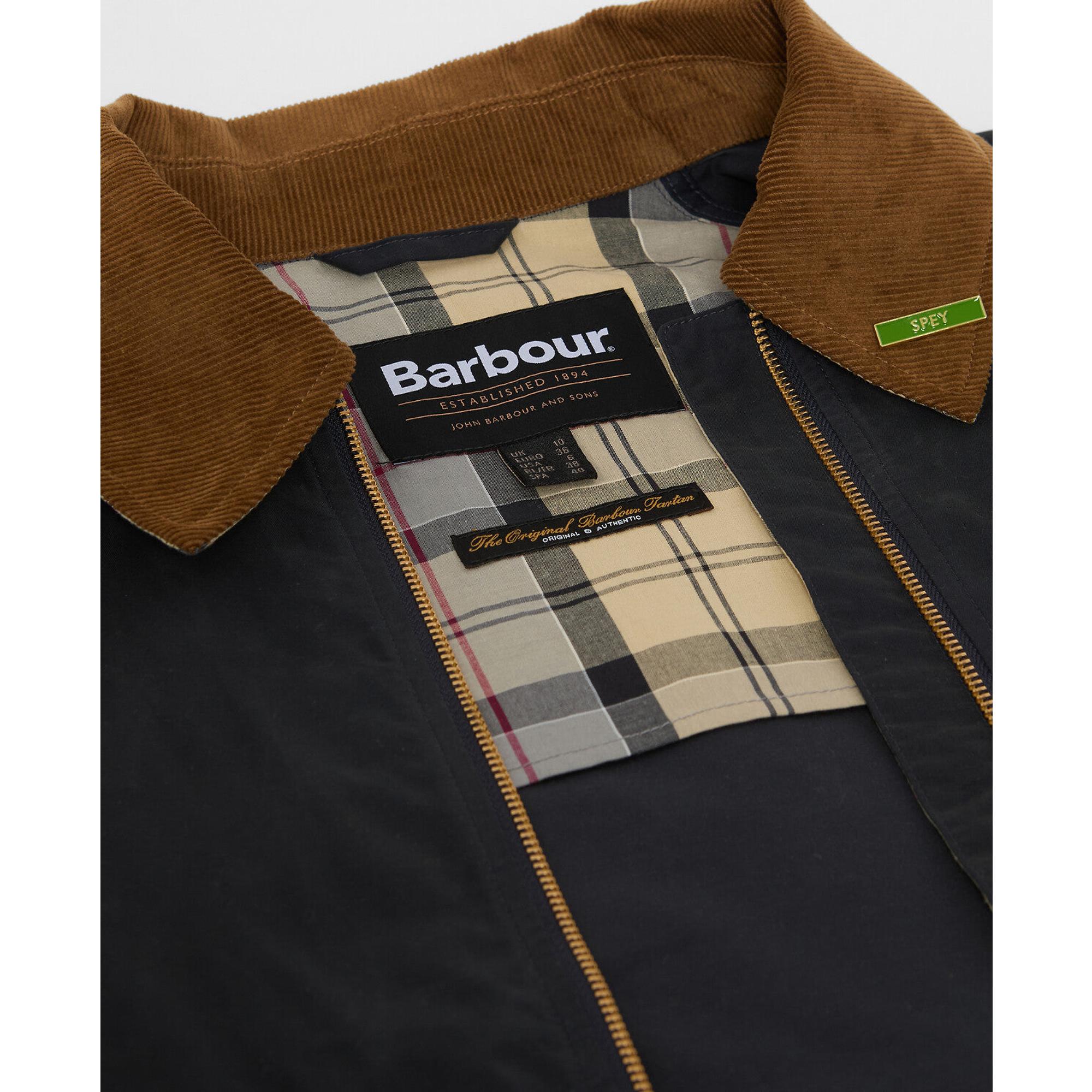 Product image 8 of 8 of Barbour Women's Icons Spey Showerproof Jacket - Dark Navy/Dress