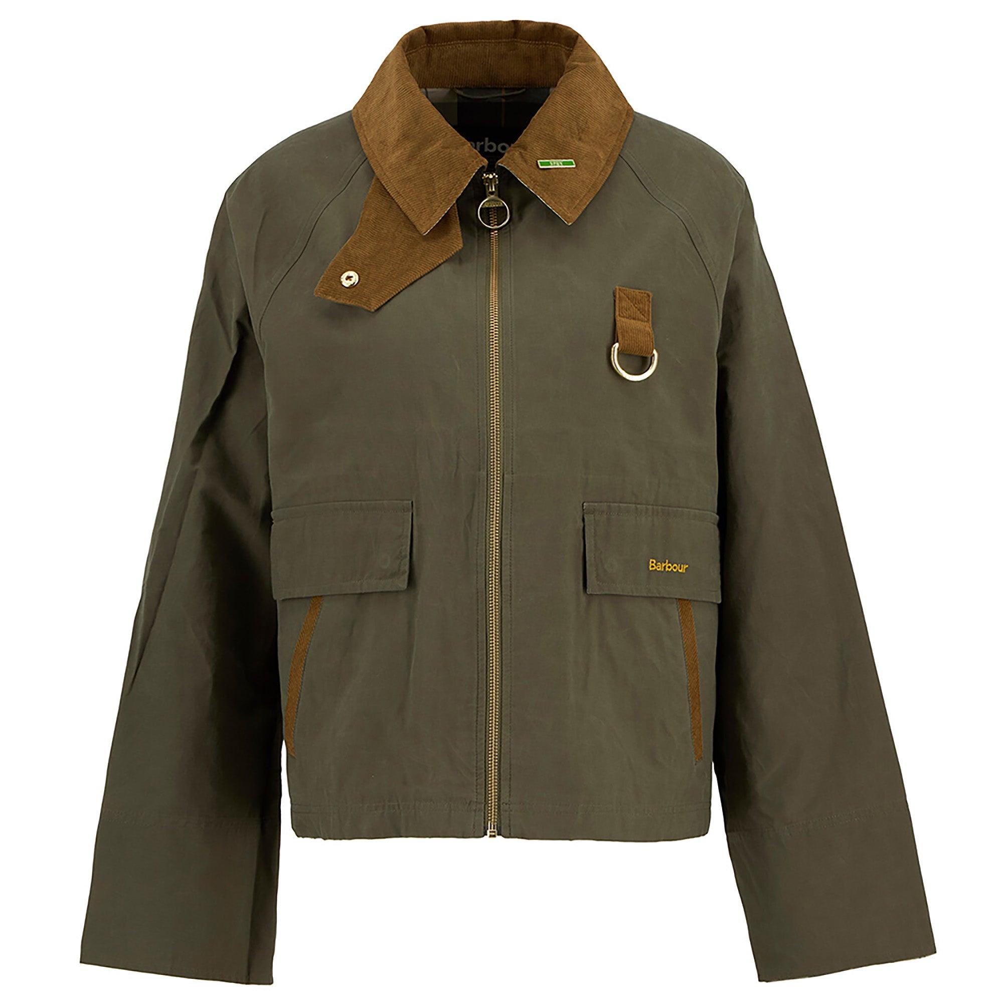 Product image 1 of 6 of Barbour Women's Icons Spey Showerproof Jacket - Ivy Green/Ancient