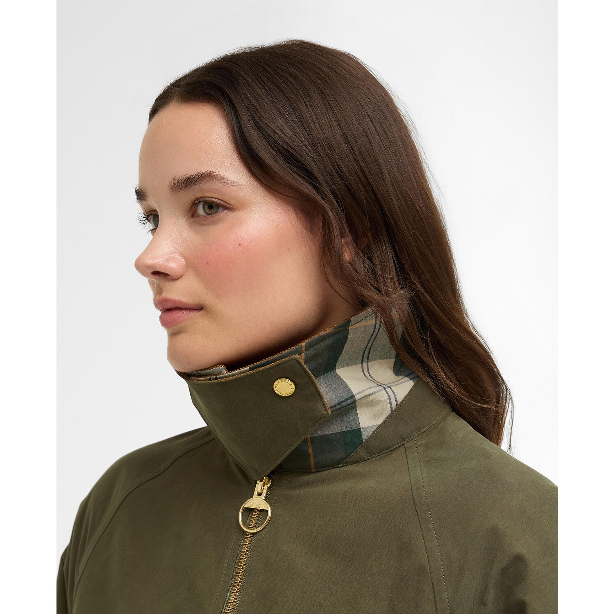 Product image 6 of 6 of Barbour Women's Icons Spey Showerproof Jacket - Ivy Green/Ancient